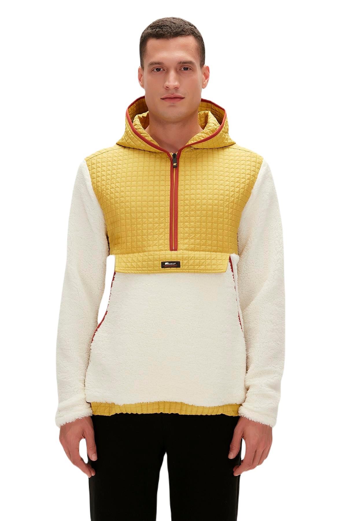 23.02.29.007-C108 Leonard Half-Zip Erkek Peluş Polar