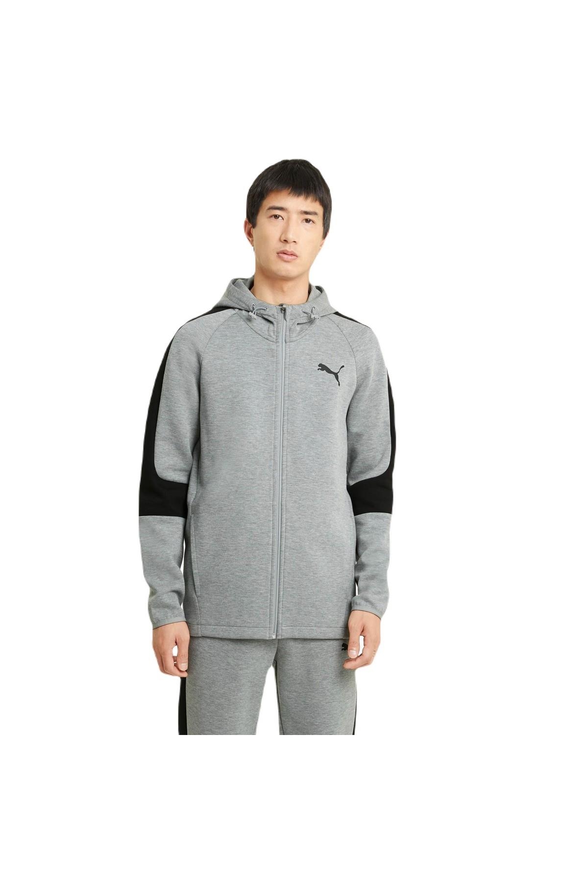 58581203 Evostripe Core Fz Erkek Sweatshirt