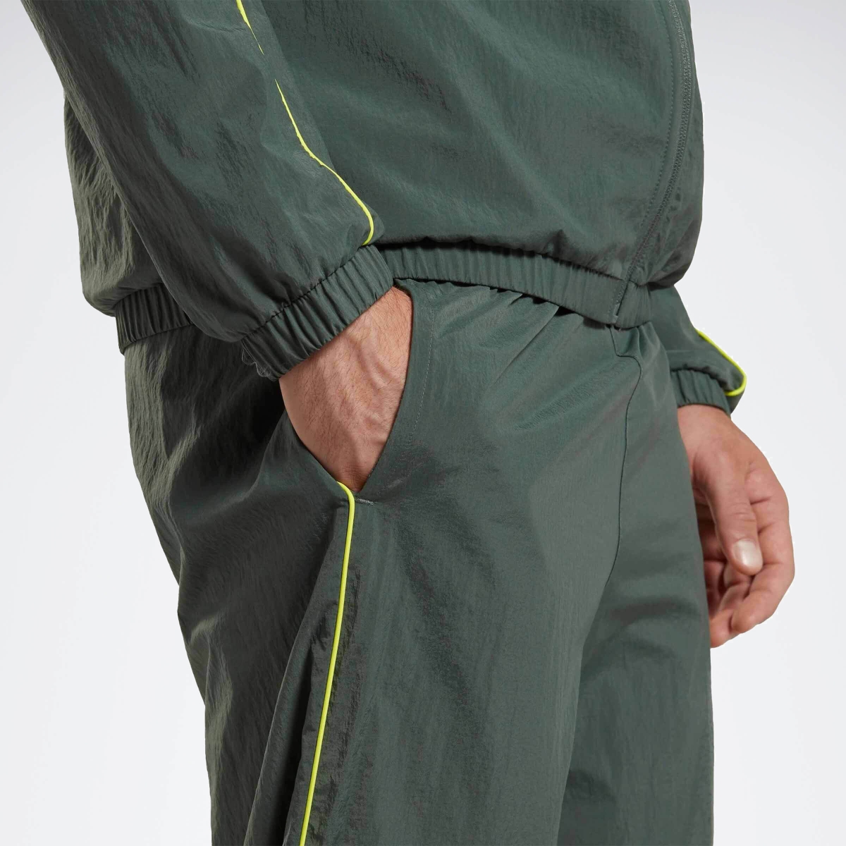 Reebok WOR TRACKSUIT Yeşil Erkek Eşofman Takımı