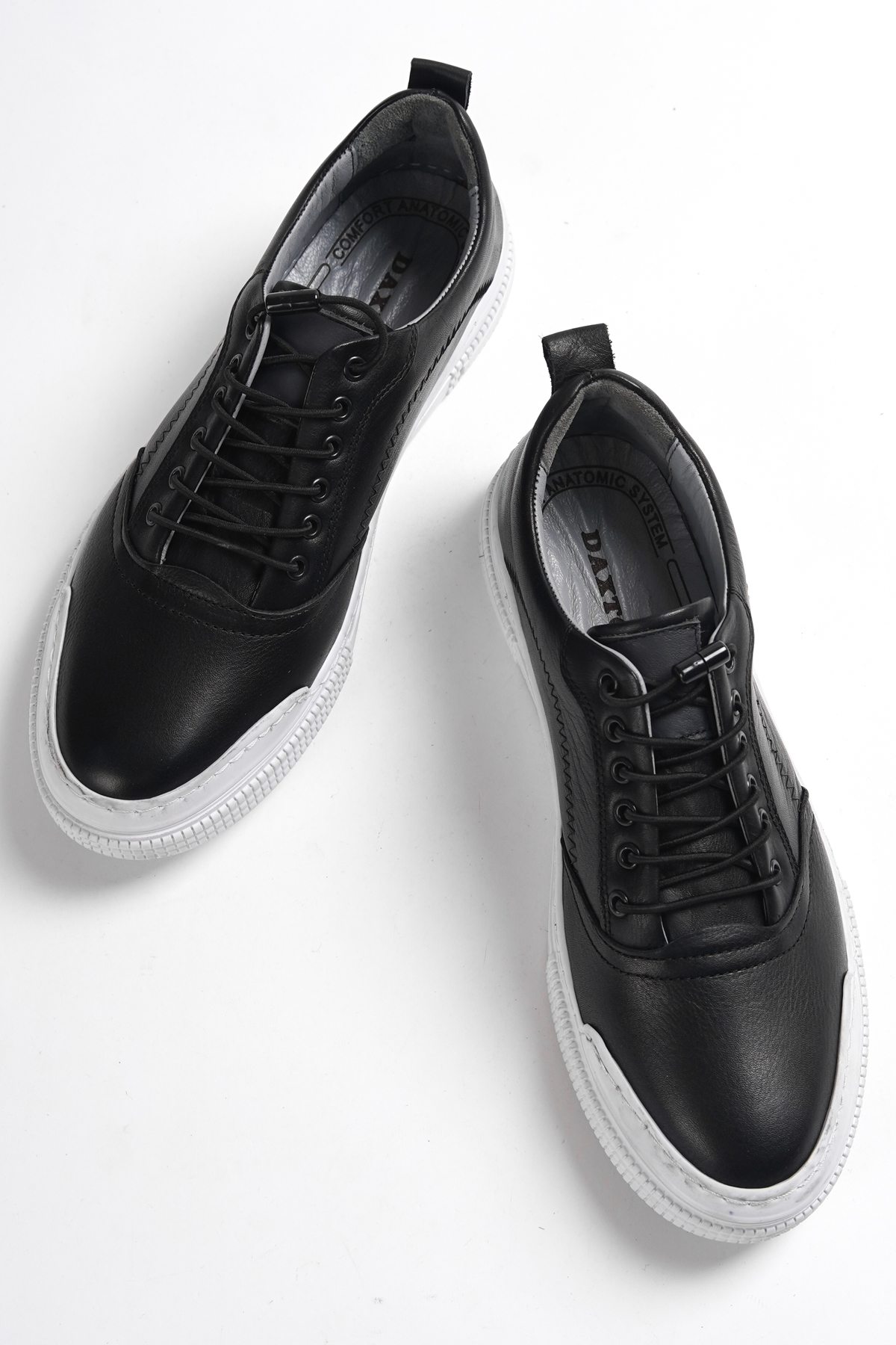 D1326 Garantili Günlük Ortopedik Hakiki Deri Erkek Ayakkabı - Görsel 3