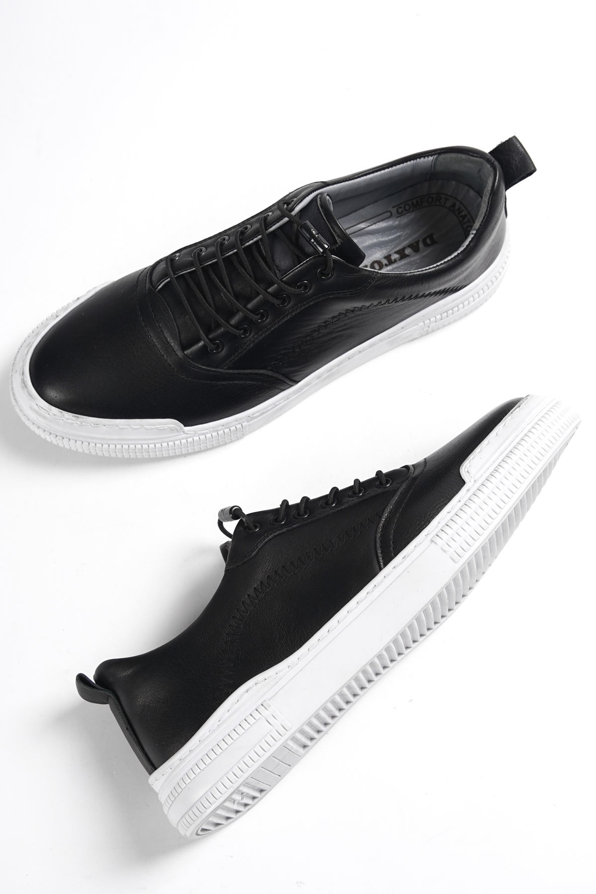 D1326 Garantili Günlük Ortopedik Hakiki Deri Erkek Ayakkabı - Görsel 4