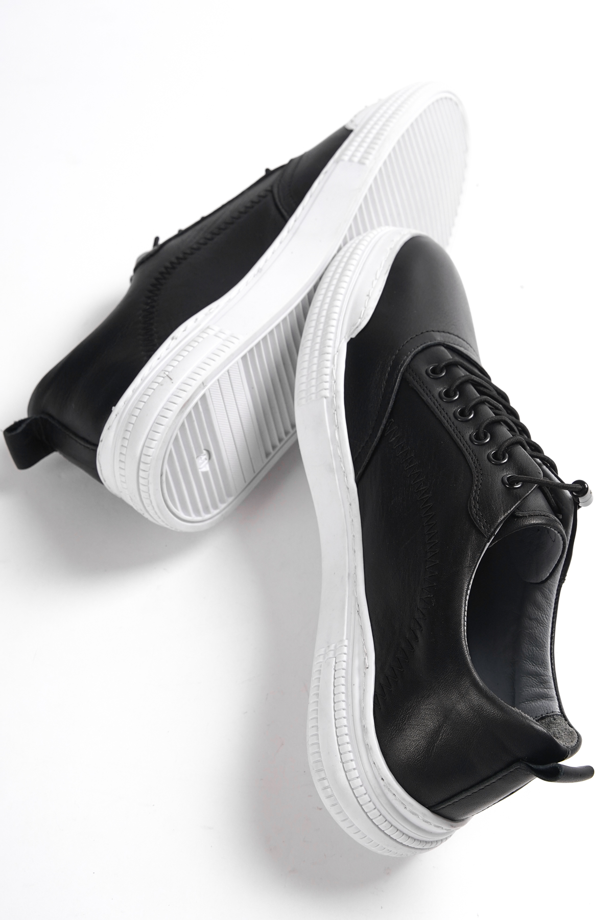 D1326 Garantili Günlük Ortopedik Hakiki Deri Erkek Ayakkabı - Görsel 6