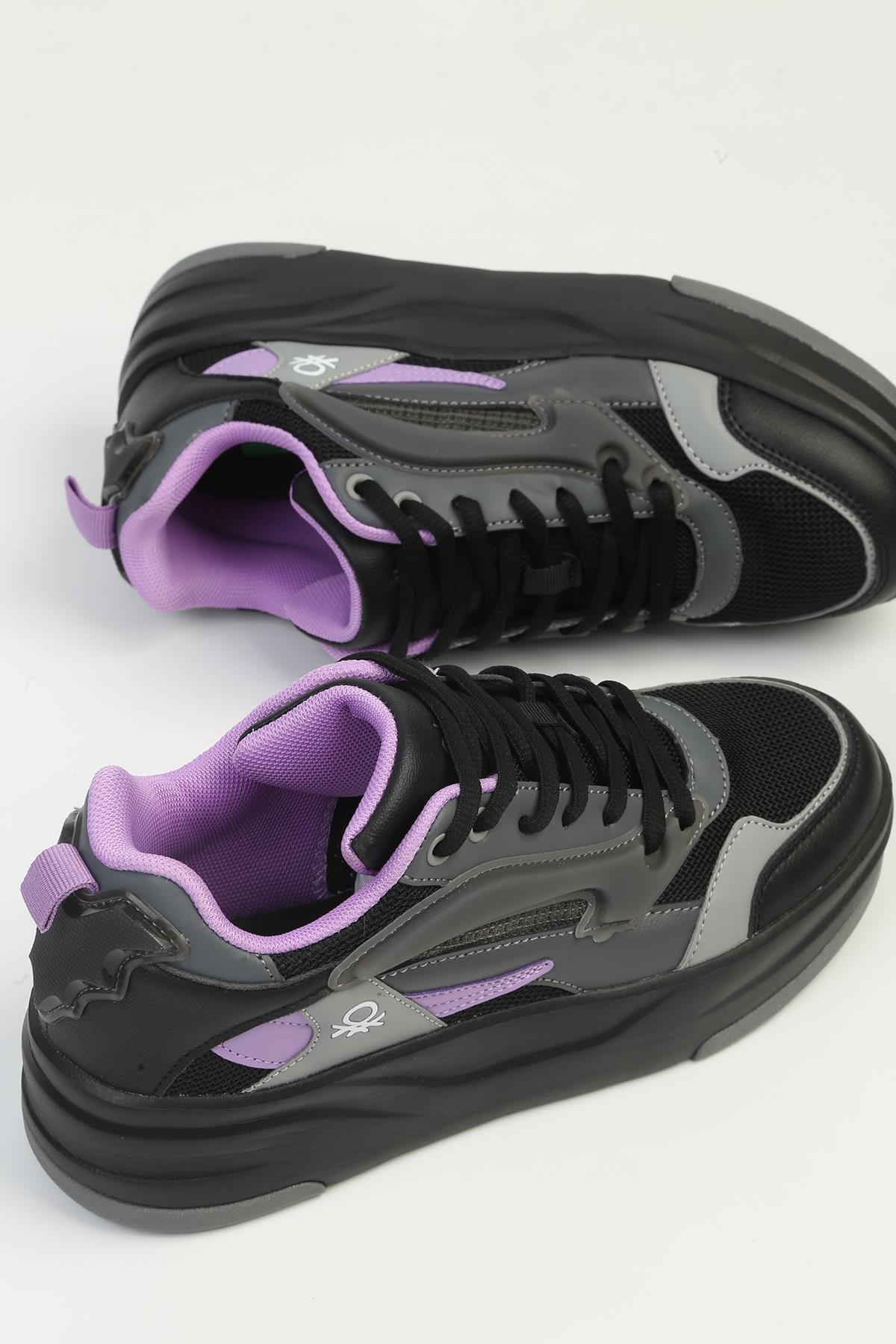 ® | İTHAL Kadın Siyah Spor Ayakkabı BNI-10000 - Görsel 8