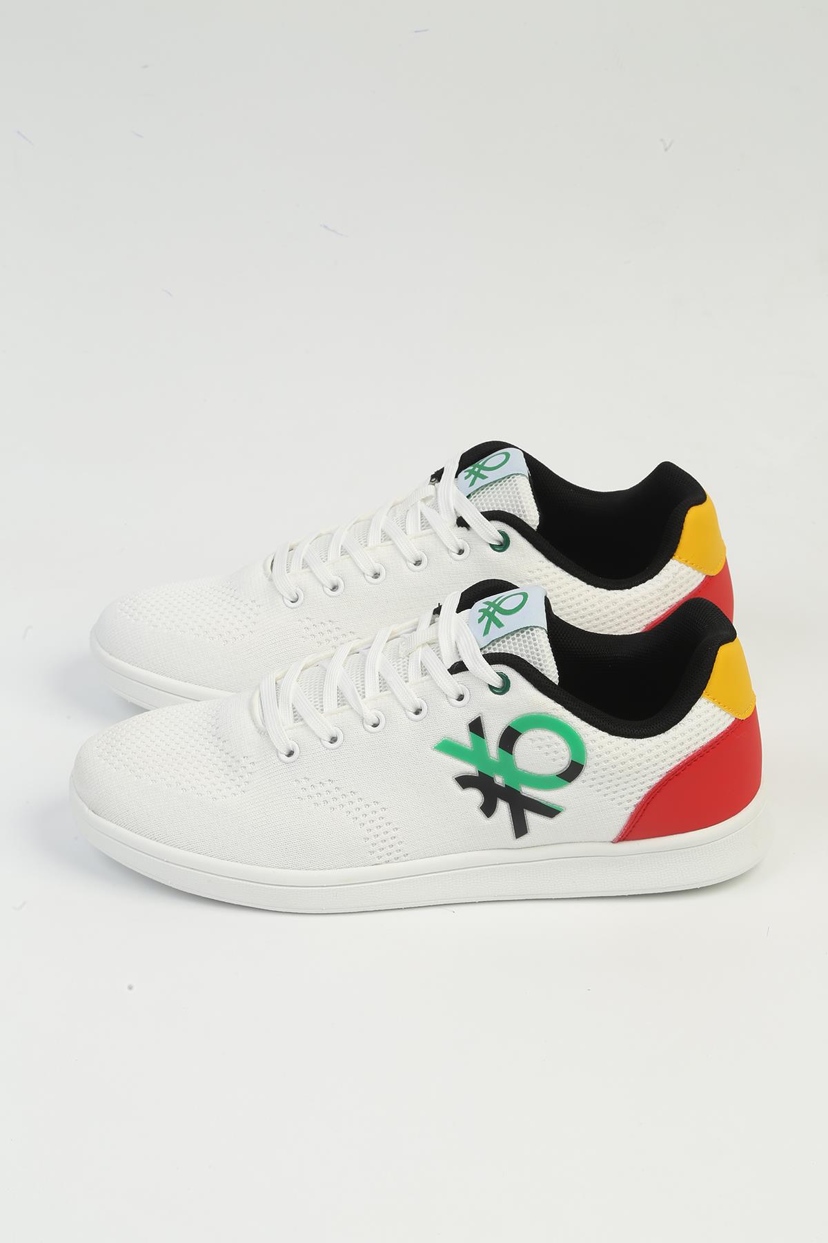 ® | İTHAL Erkek Beyaz Spor Ayakkabı BNI-10296 - Görsel 7