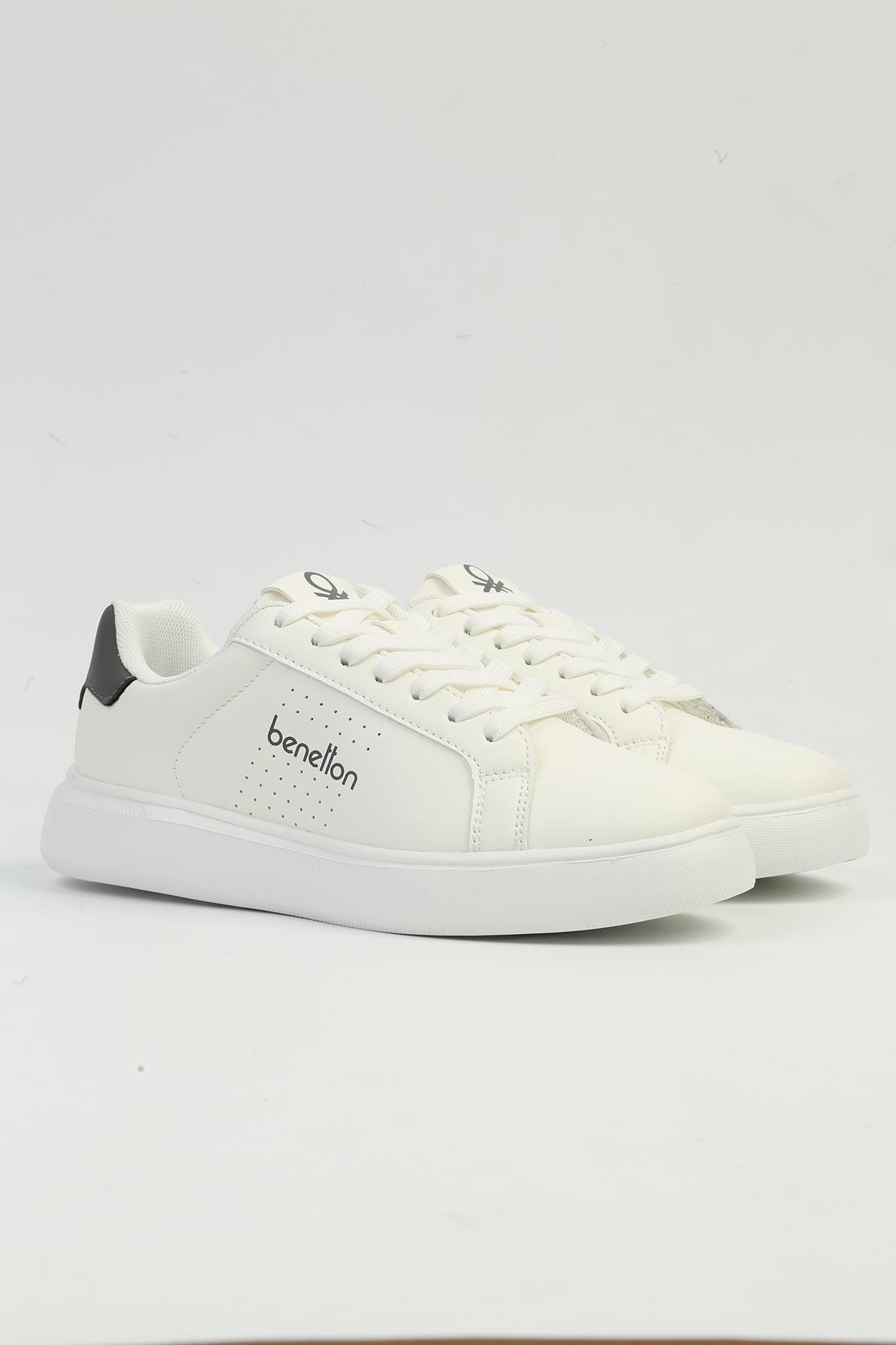 ® | İTHAL Kadın Beyaz Spor Ayakkabı BNI-10266 - Görsel 3