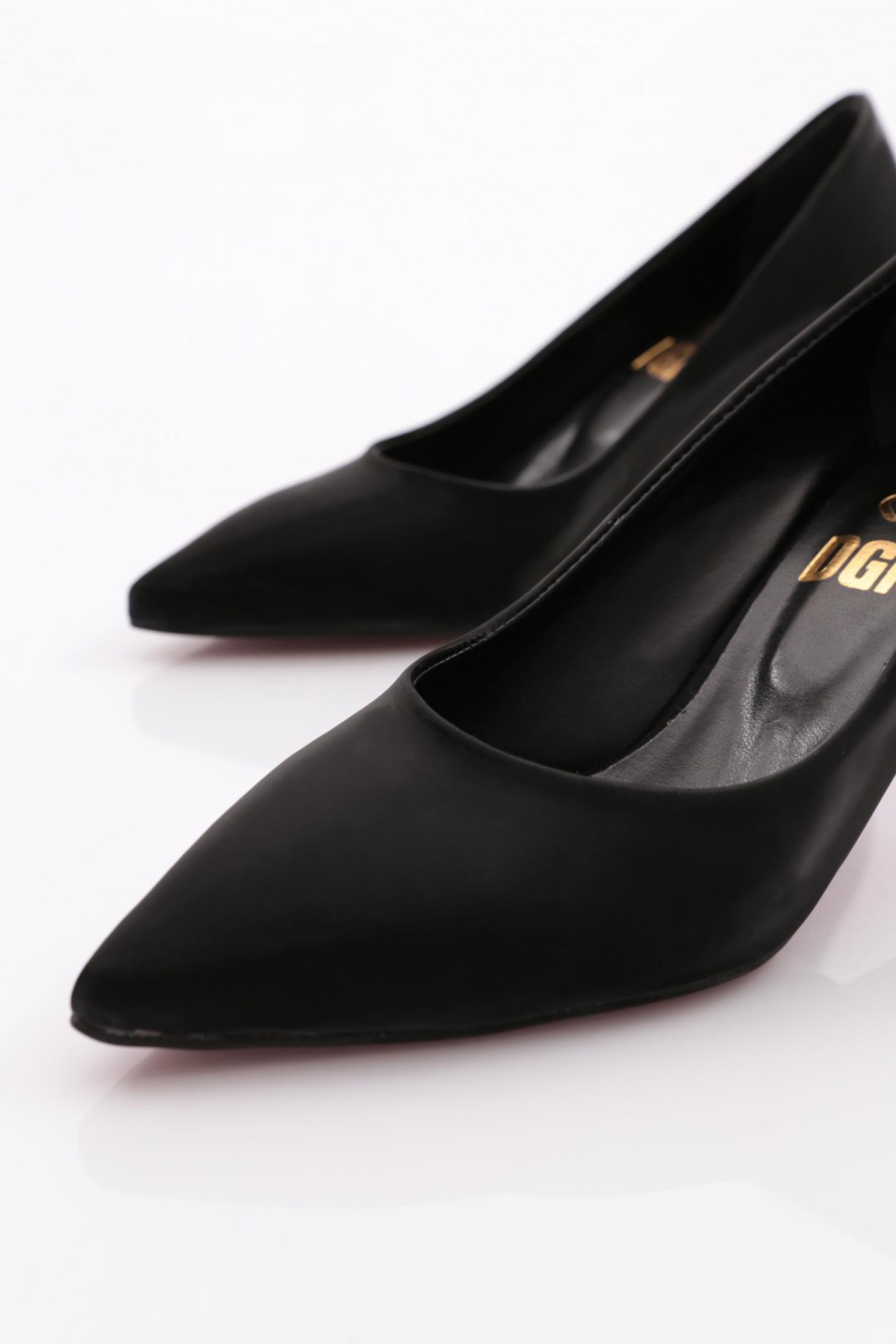 DGN 340-1 Kadin Sivri Burun Parmak Dekolteli Topuklu Ayakkabi - Görsel 5