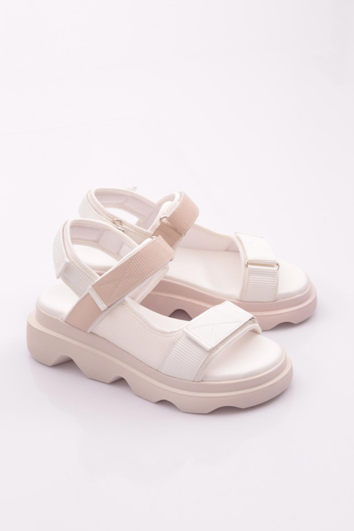 3527 Kadin Kalin Taban Sandalet - Görsel 3