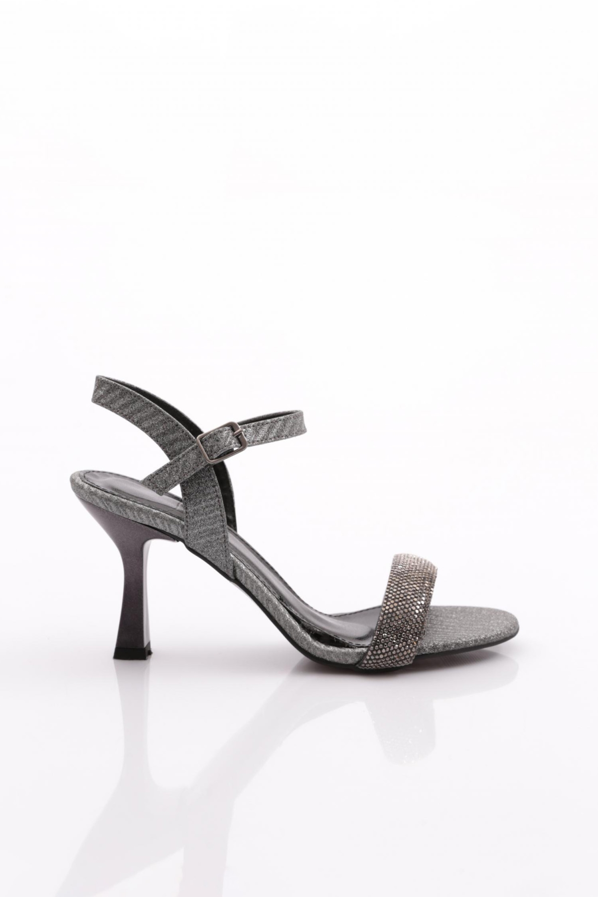 904 Kadin Bilekten Bağlamali Topuklu Abiye Ayakkabi - Görsel 2