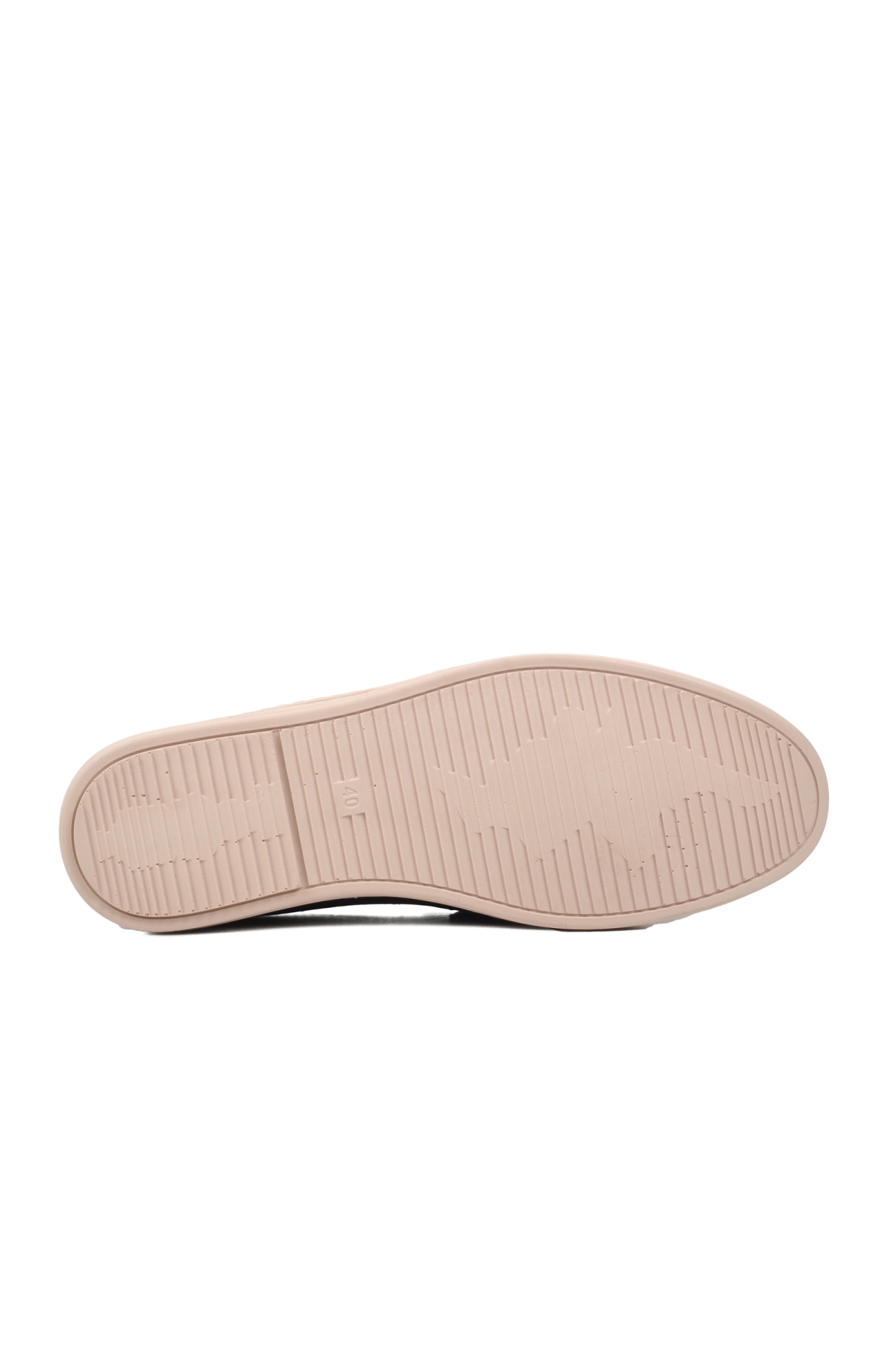 191074 Lacivert Hakiki Deri Erkek Casual Ayakkabı - Görsel 6