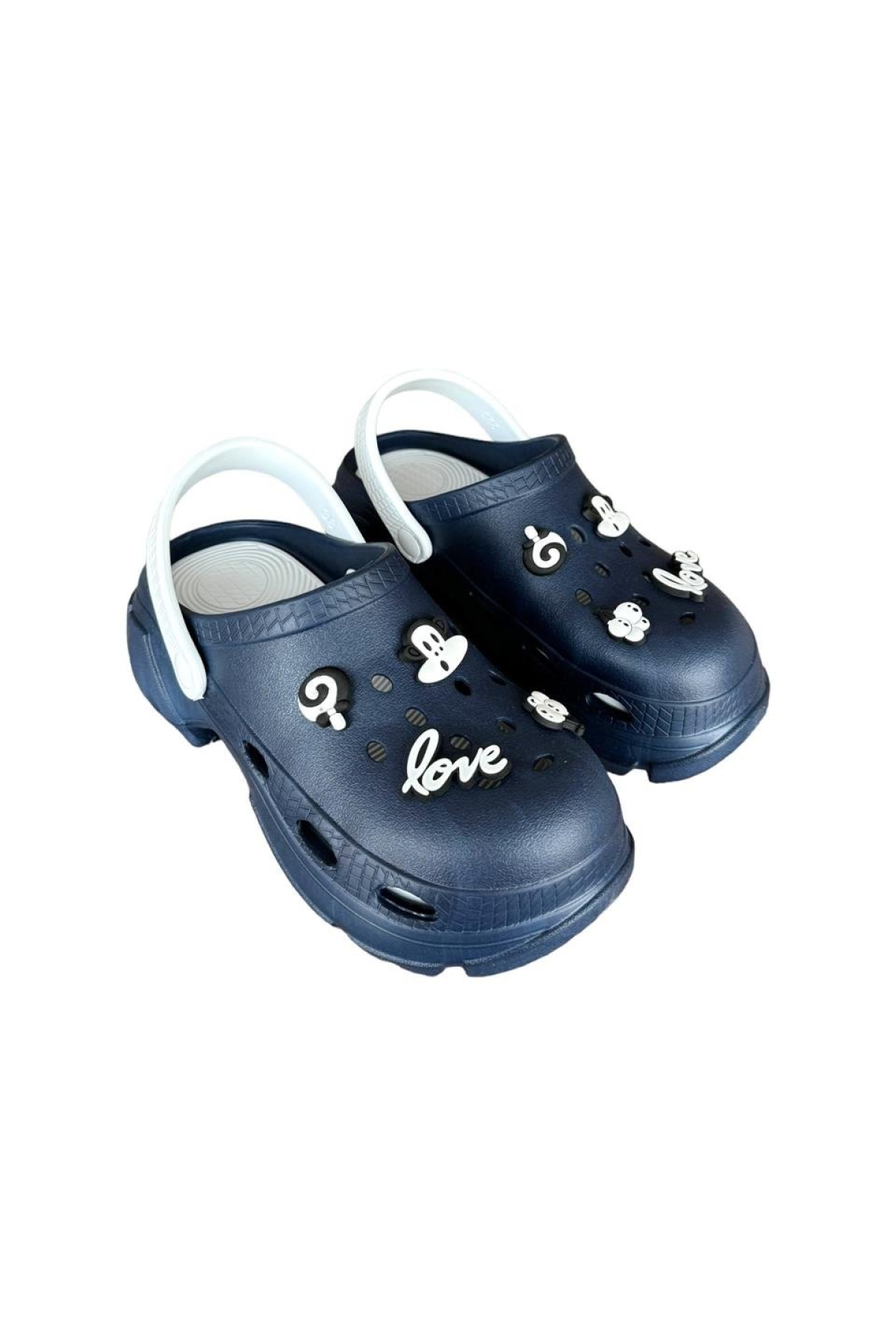 Yüksek Taban Kadın Sandalet LACİVERT - Görsel 4