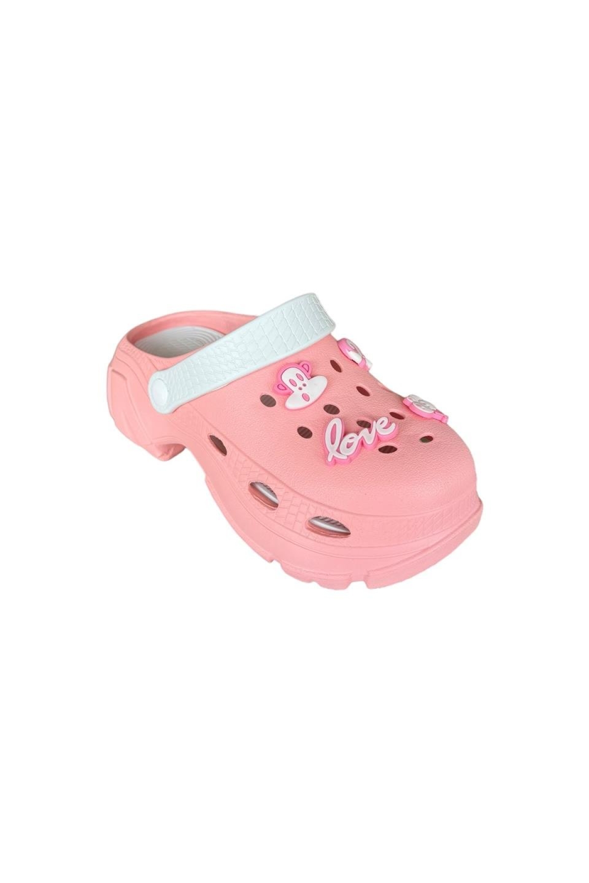 Yüksek Taban Kadın Sandalet PUDRA - BEYAZ - Görsel 3