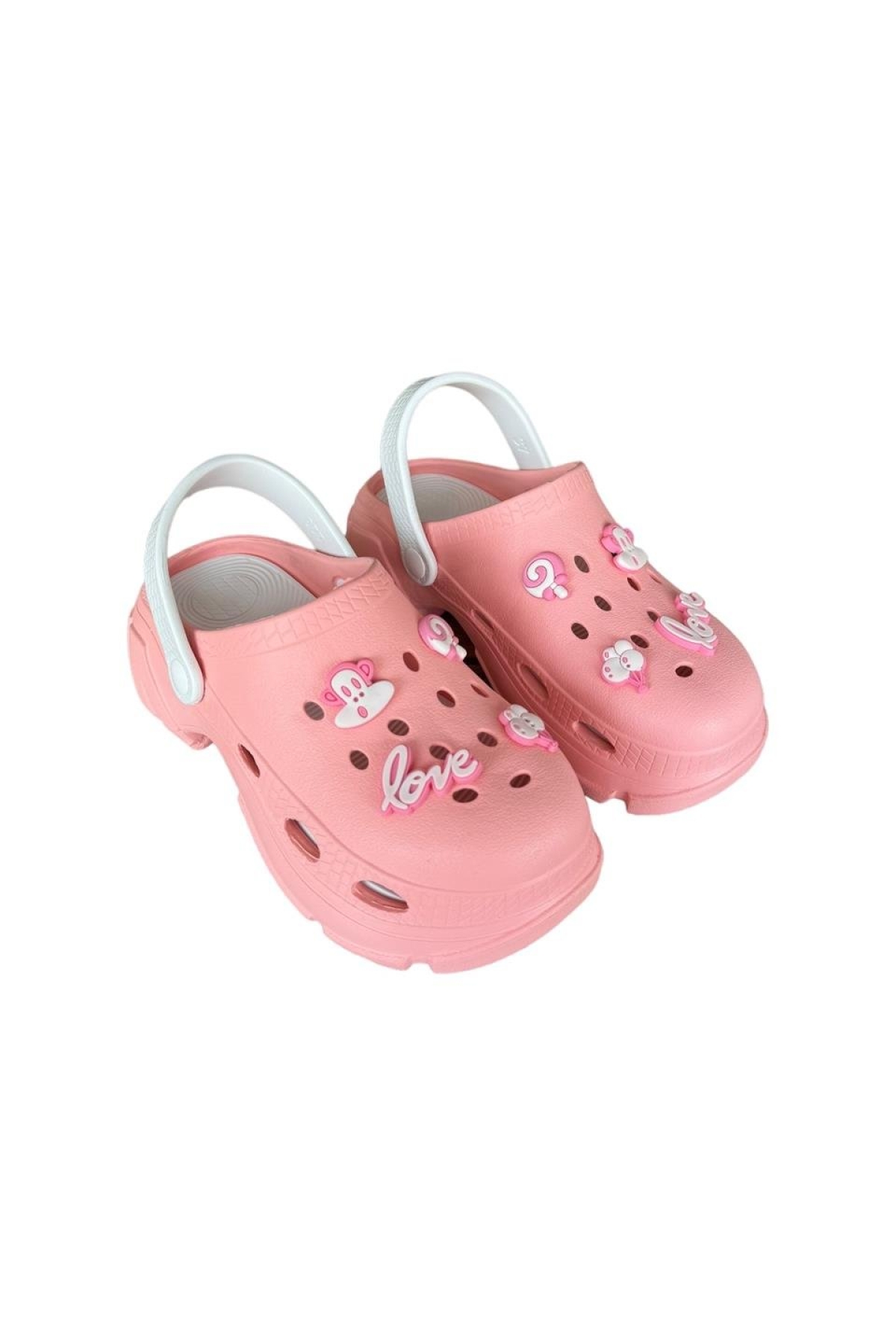 Yüksek Taban Kadın Sandalet PUDRA - BEYAZ - Görsel 4