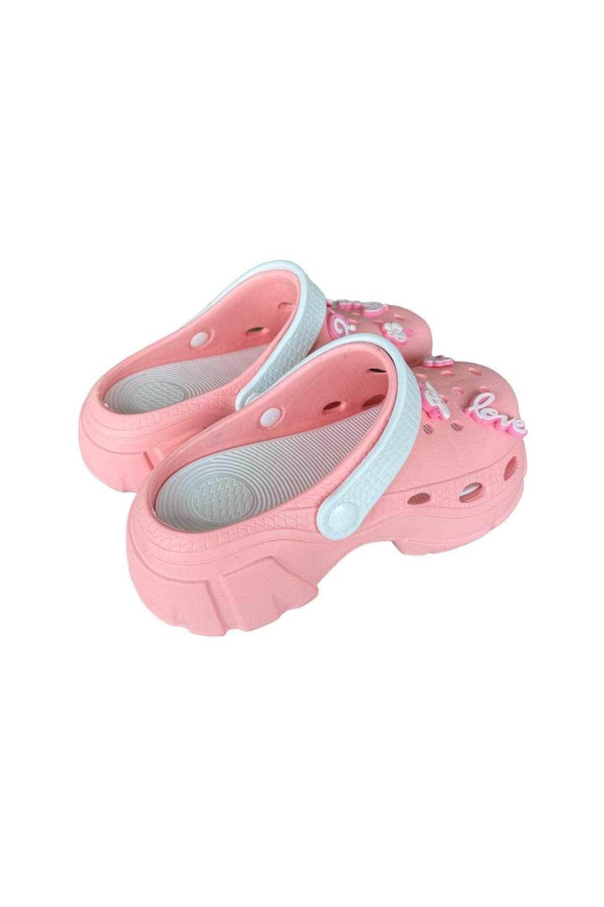 Yüksek Taban Kadın Sandalet PUDRA - BEYAZ - Görsel 6