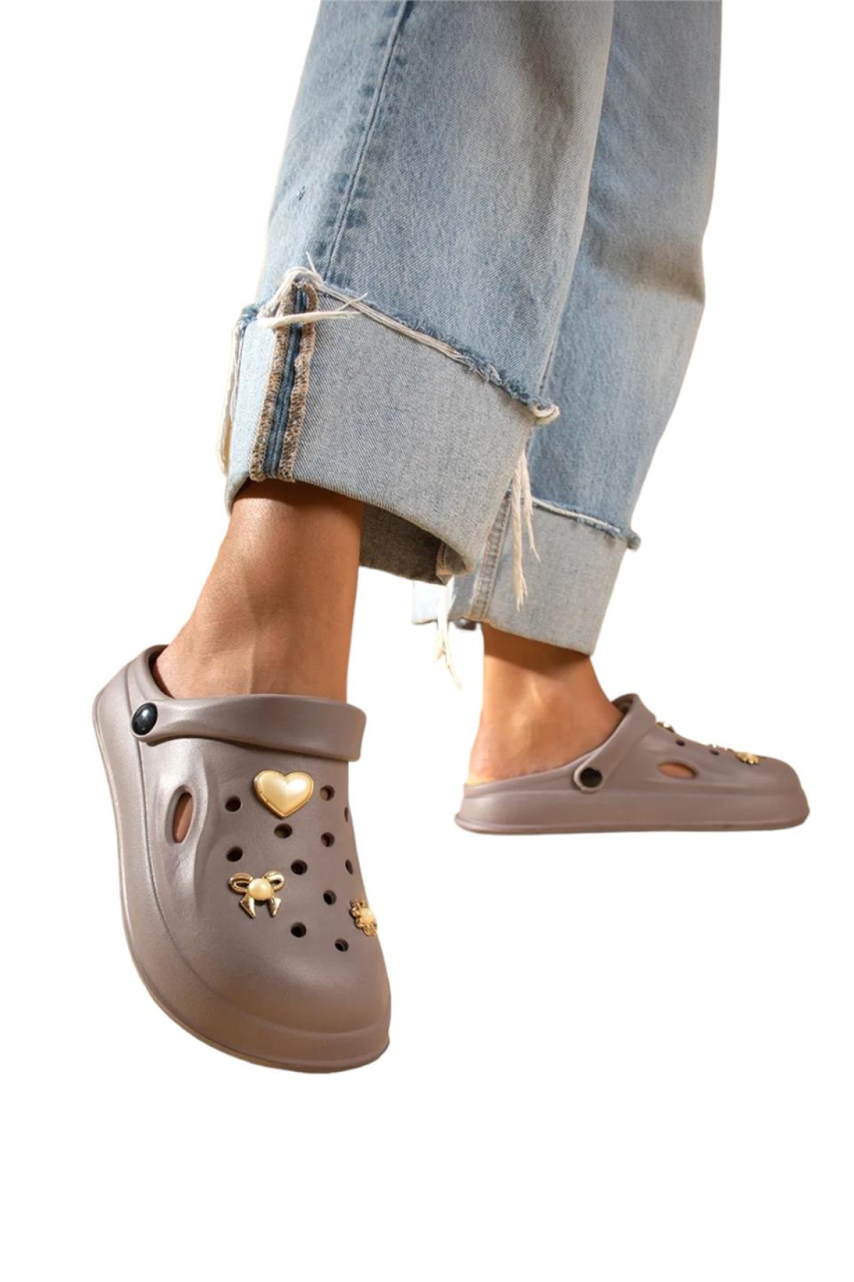 Rahat Taban Kadın Sandalet FÜME - Görsel 2