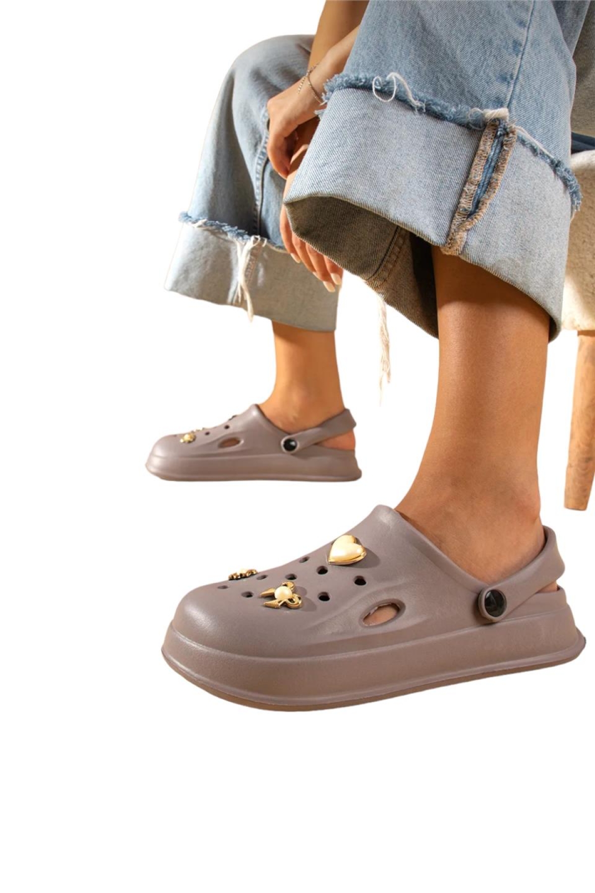 Rahat Taban Kadın Sandalet FÜME - Görsel 4