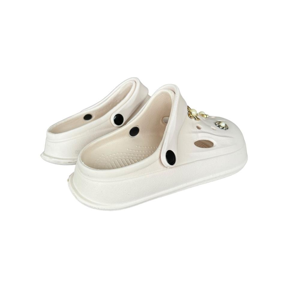 Rahat Taban Kadın Sandalet KREM - Görsel 8