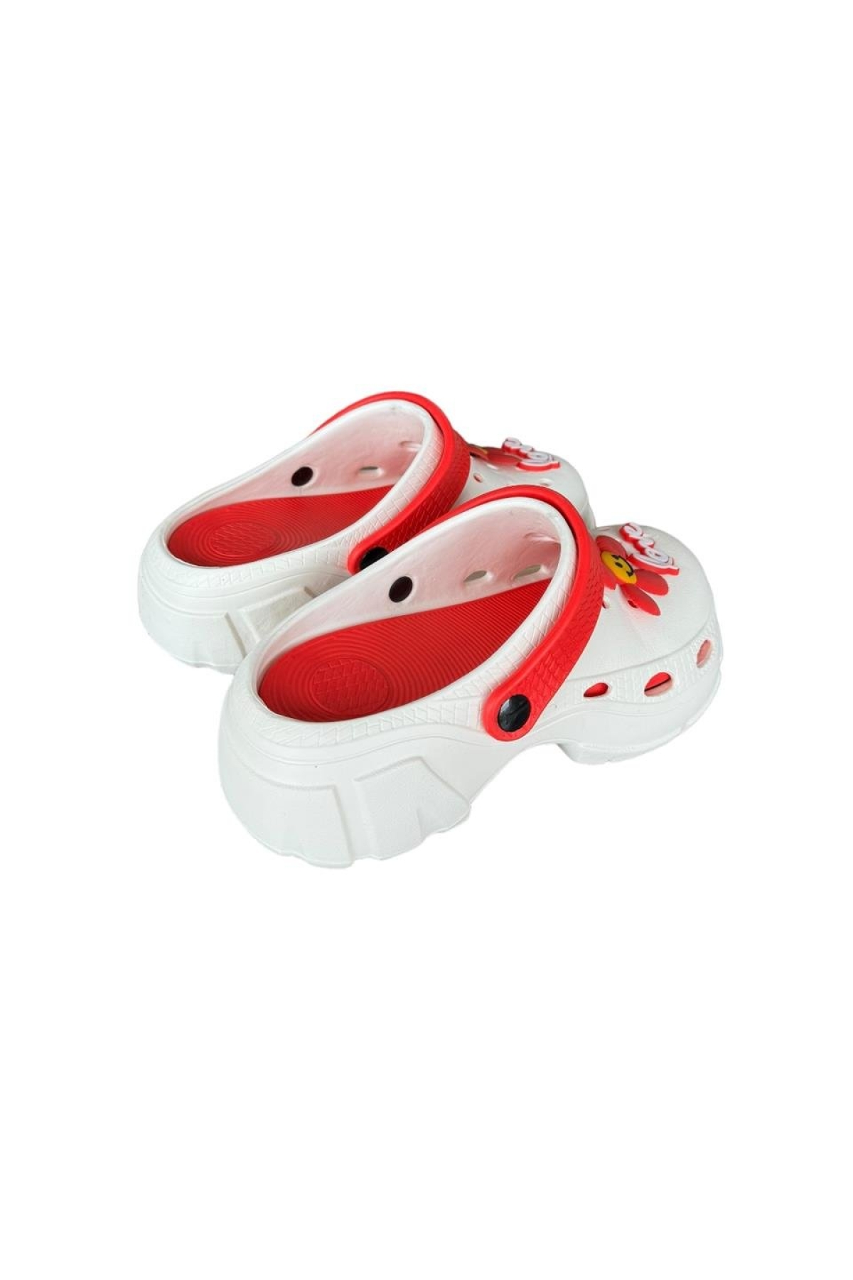 Yüksek Rahat Taban Kadın Sandalet KREM-PUDRA - Görsel 6