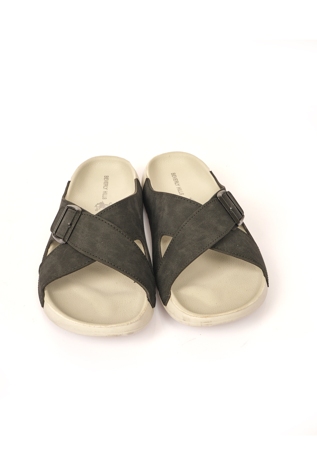 Toka Detaylı Siyah Erkek Terlik PO-1130 - Görsel 3