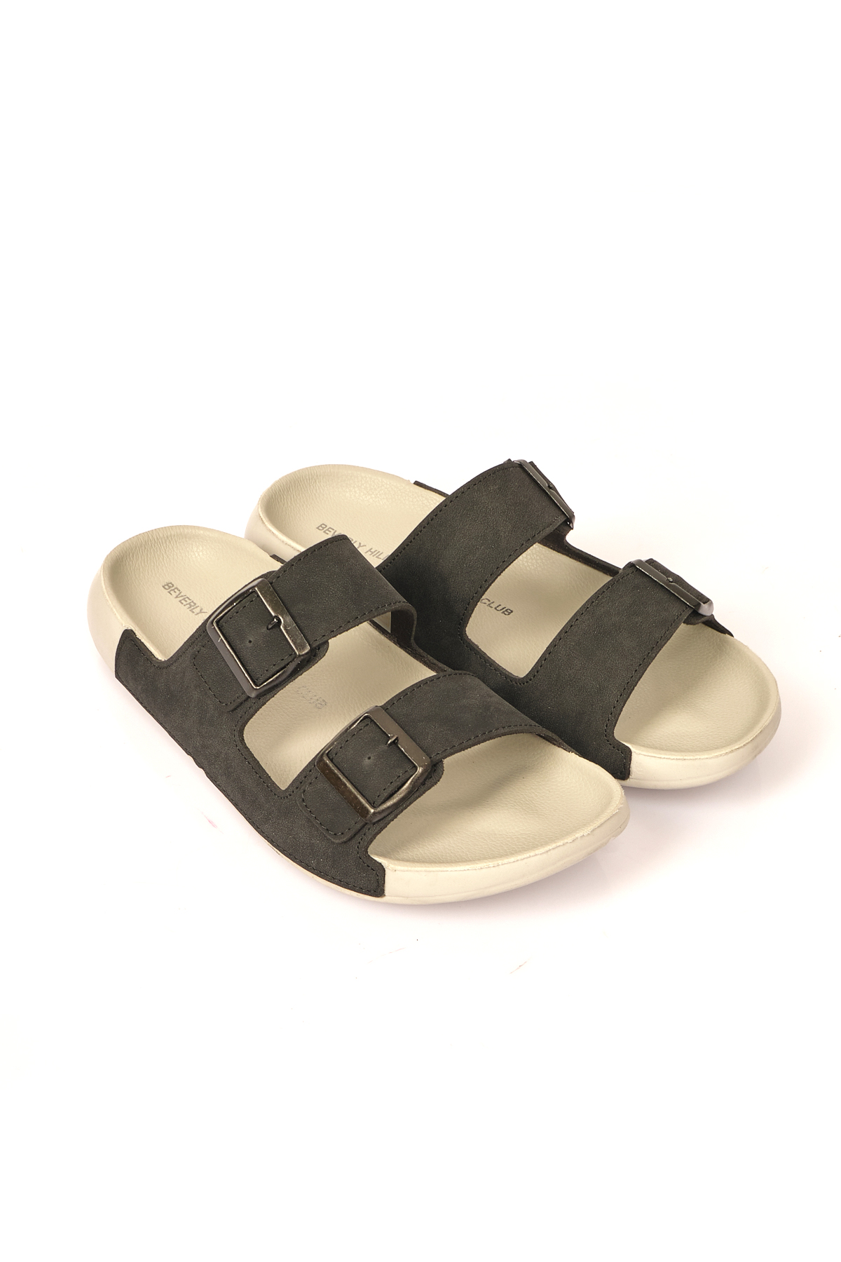 Kemer Detaylı Siyah Erkek Terlik PO-1131 - Görsel 2