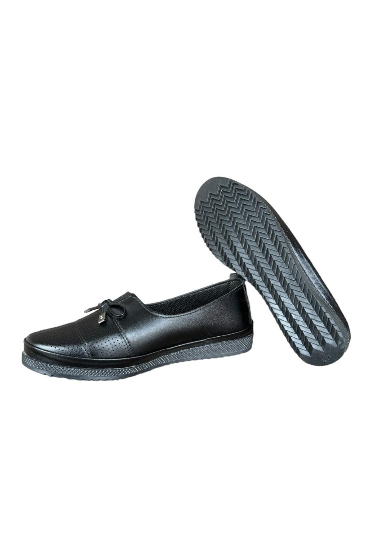 Ortopedik Hafif Rahat Taban Babet Ayakkabı SİYAH - Görsel 4