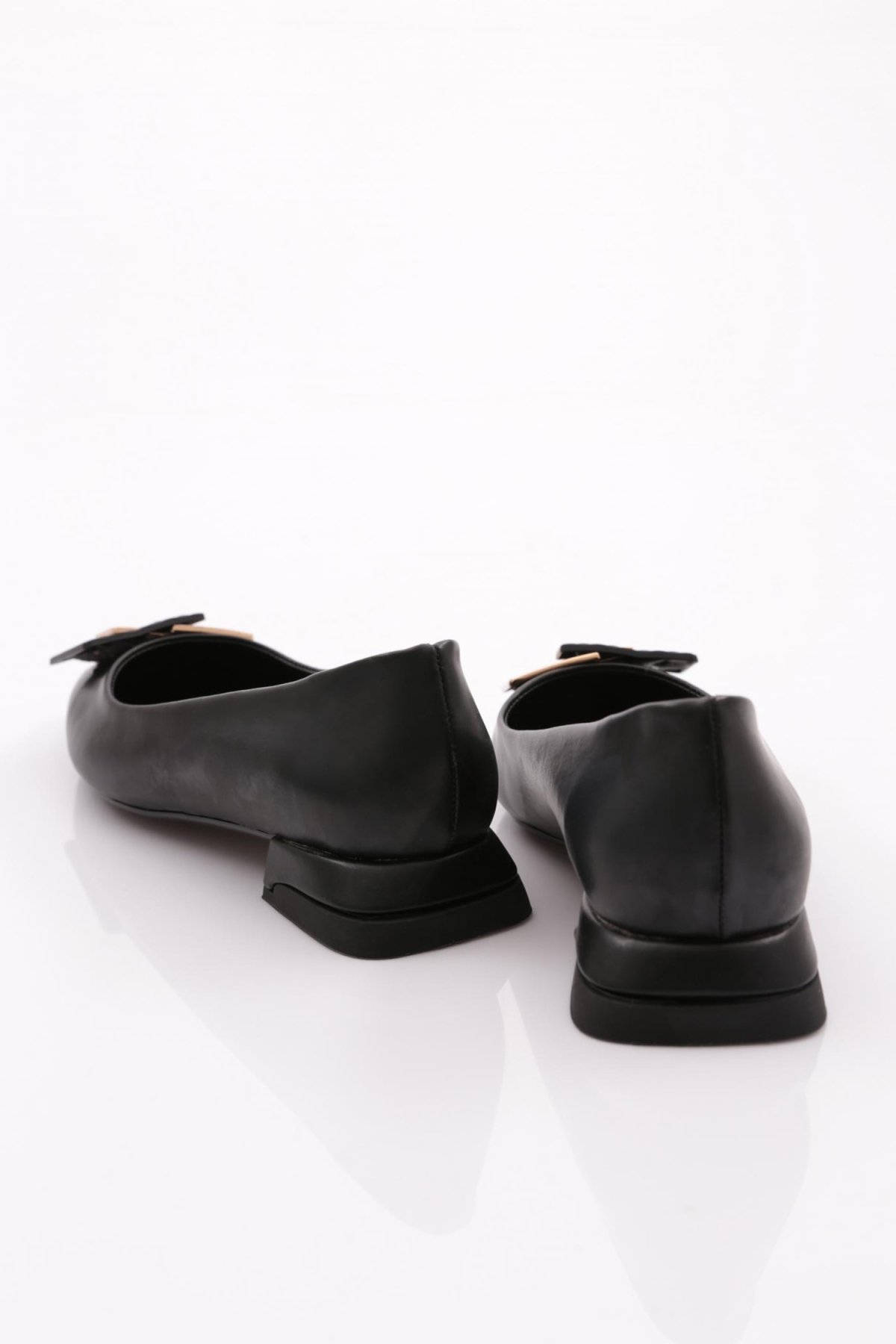 2801-23Y Kadin Sivri Burun Kare Tokali Babet - Görsel 4