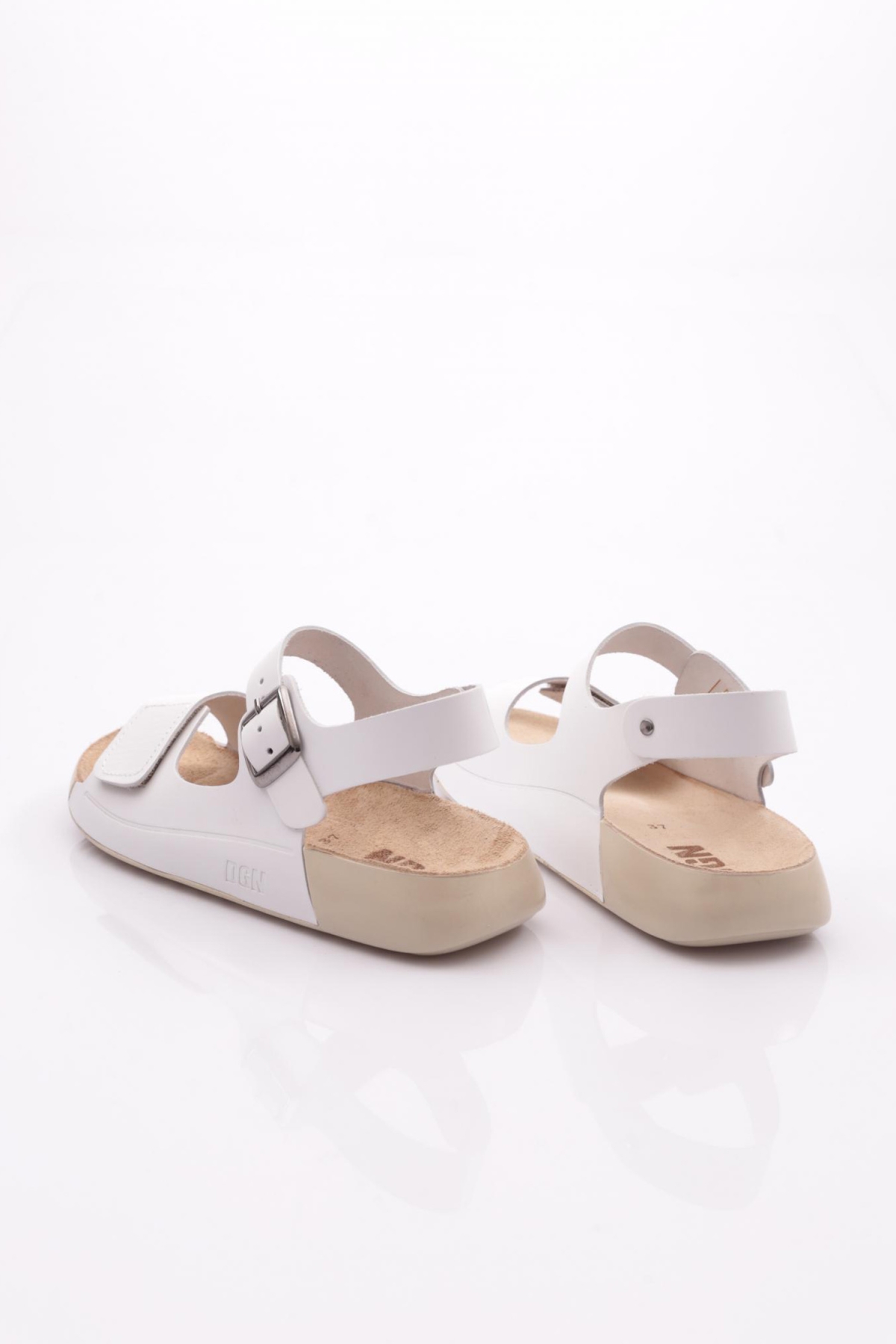 P28 Kadin Çift Bantli Sandalet - Görsel 4