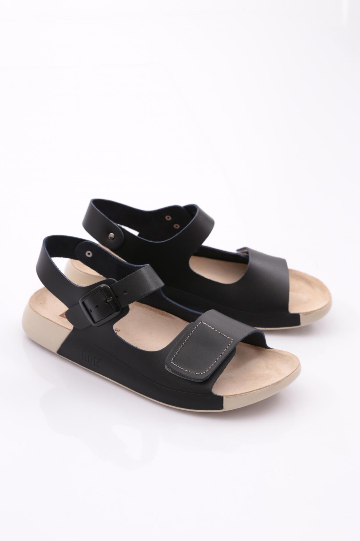 P28 Kadin Çift Bantli Sandalet - Görsel 3