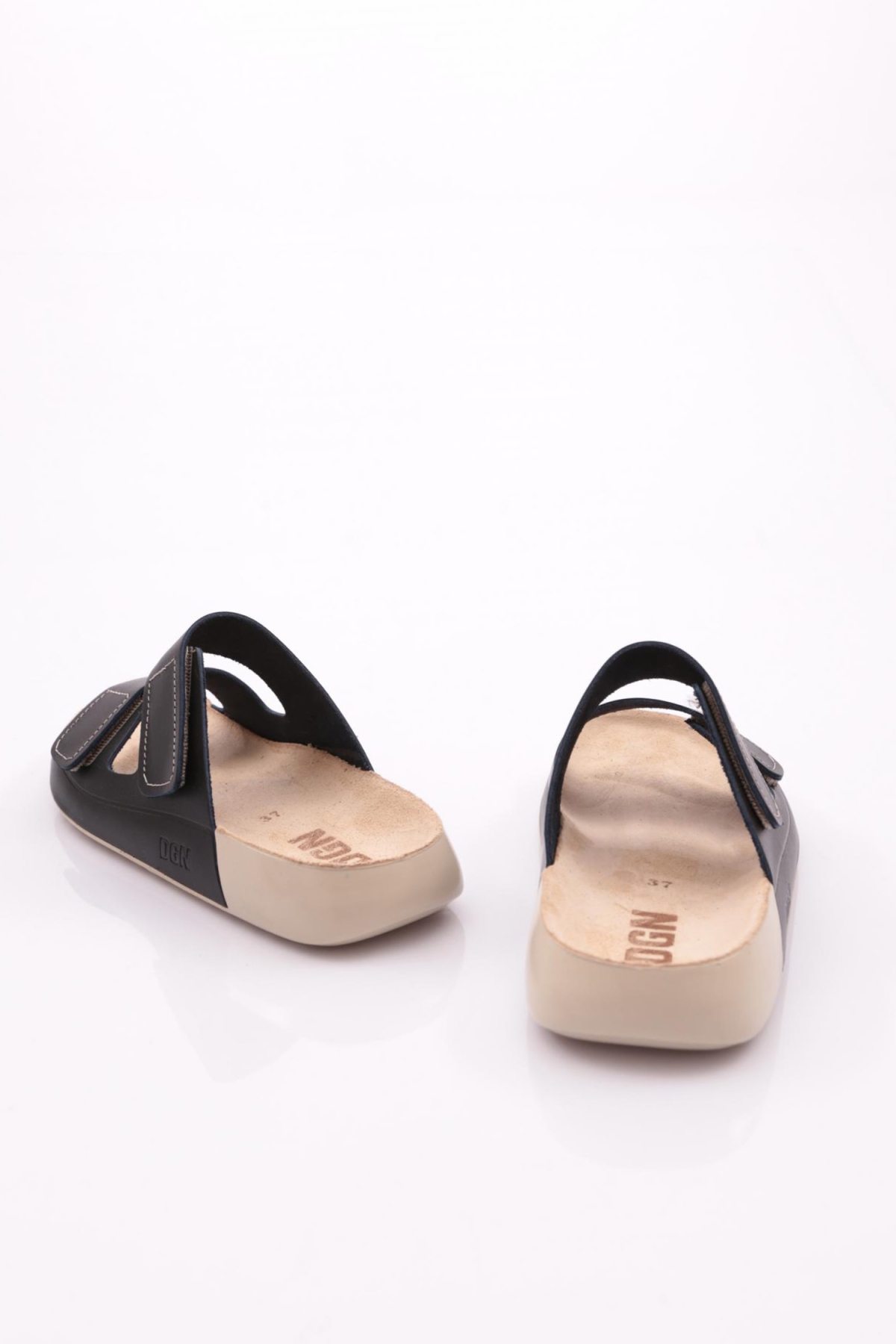 P27 Kadin Çift Bantli Terlik - Görsel 4