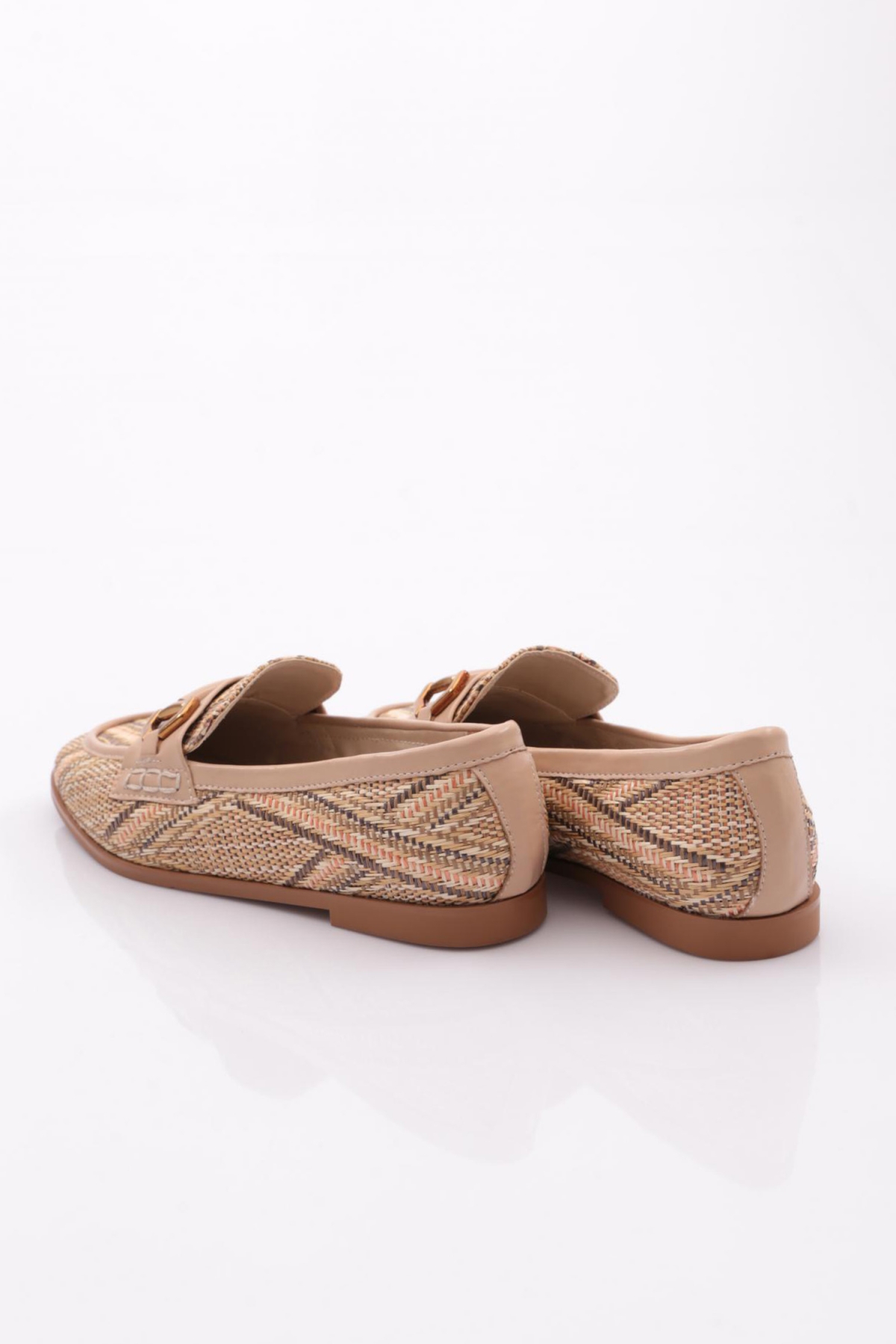 6370 Kadin Metal Aksesuarli Babet - Görsel 4