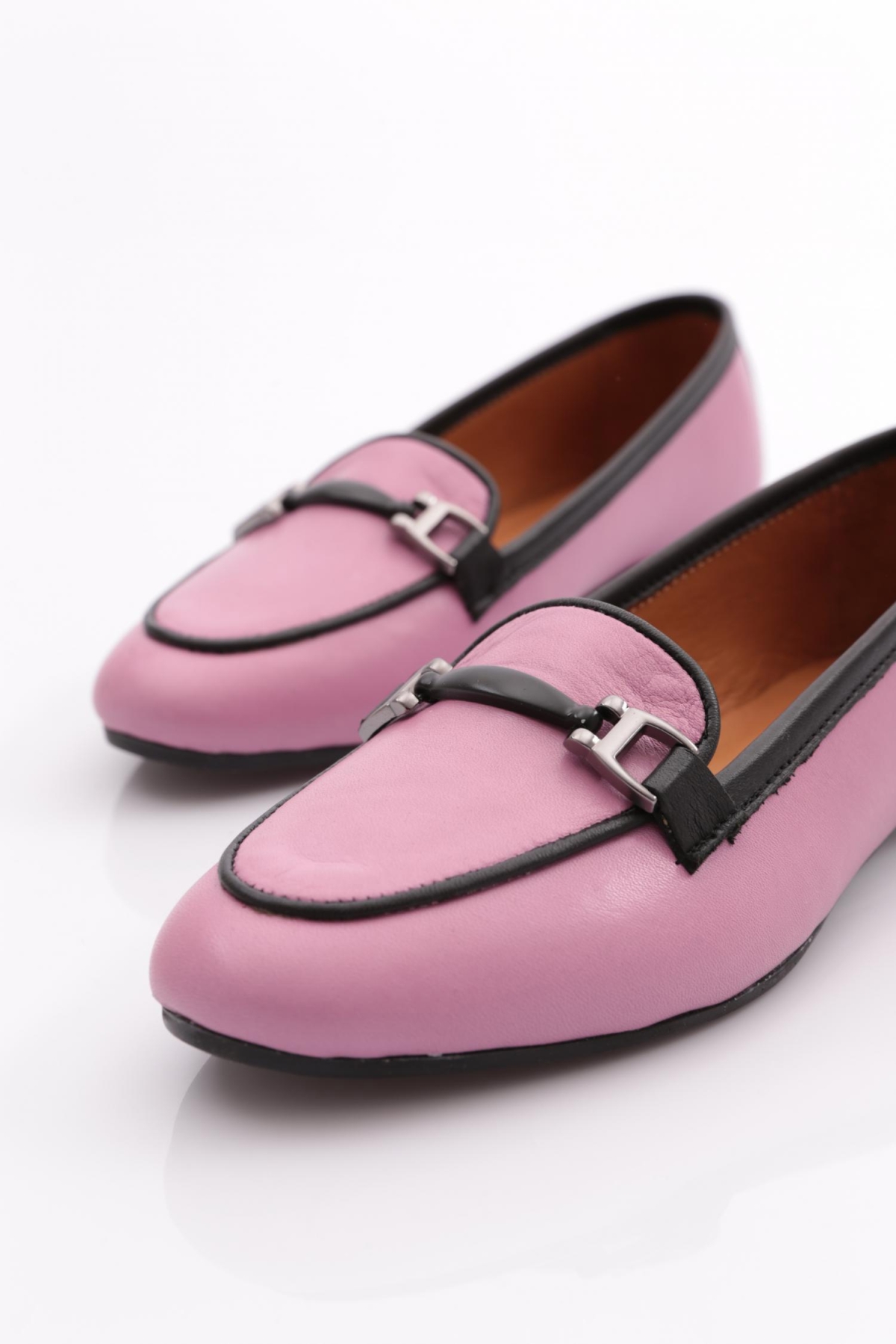 102-1 Kadin Demir Aksesuarli Babet - Görsel 5