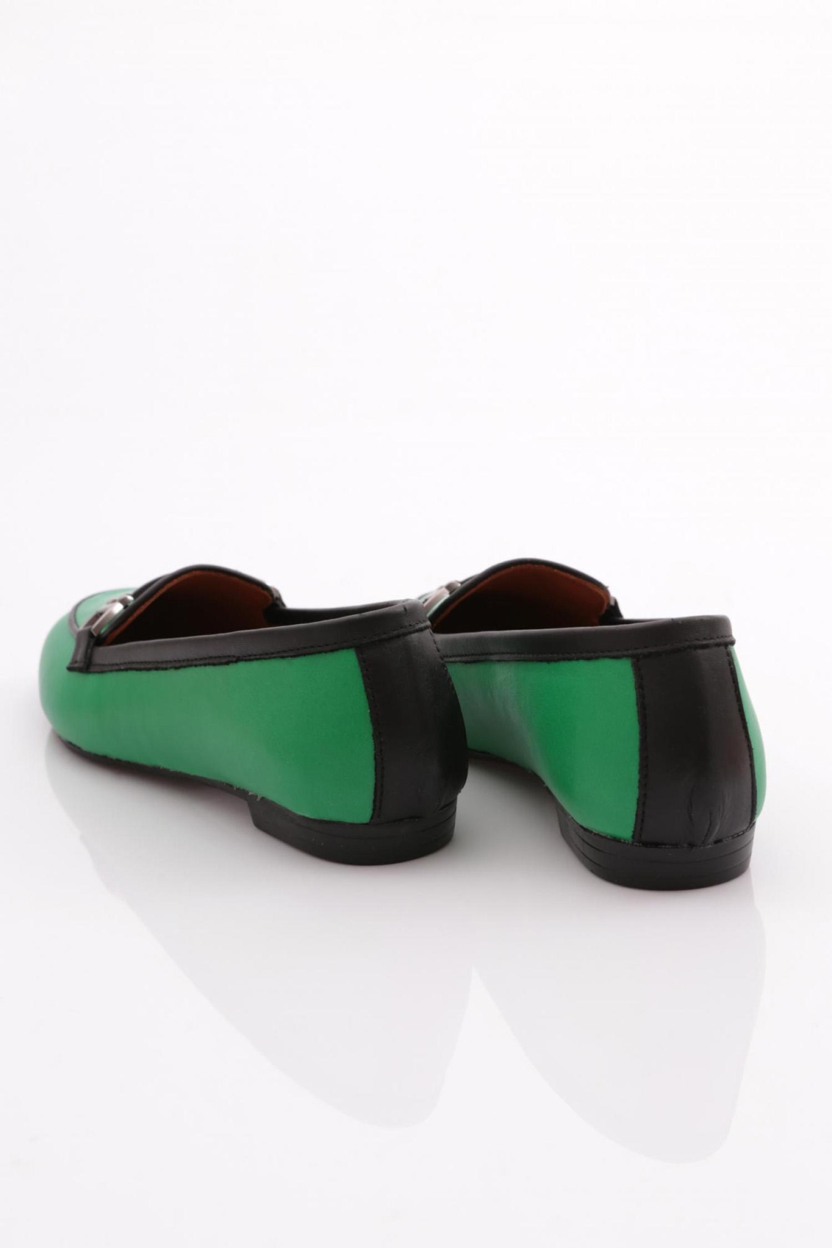 102-1 Kadin Demir Aksesuarli Babet - Görsel 4