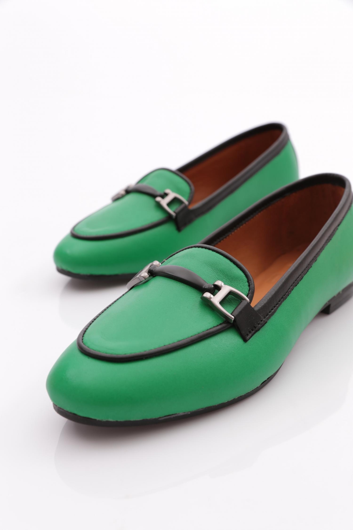 102-1 Kadin Demir Aksesuarli Babet - Görsel 5