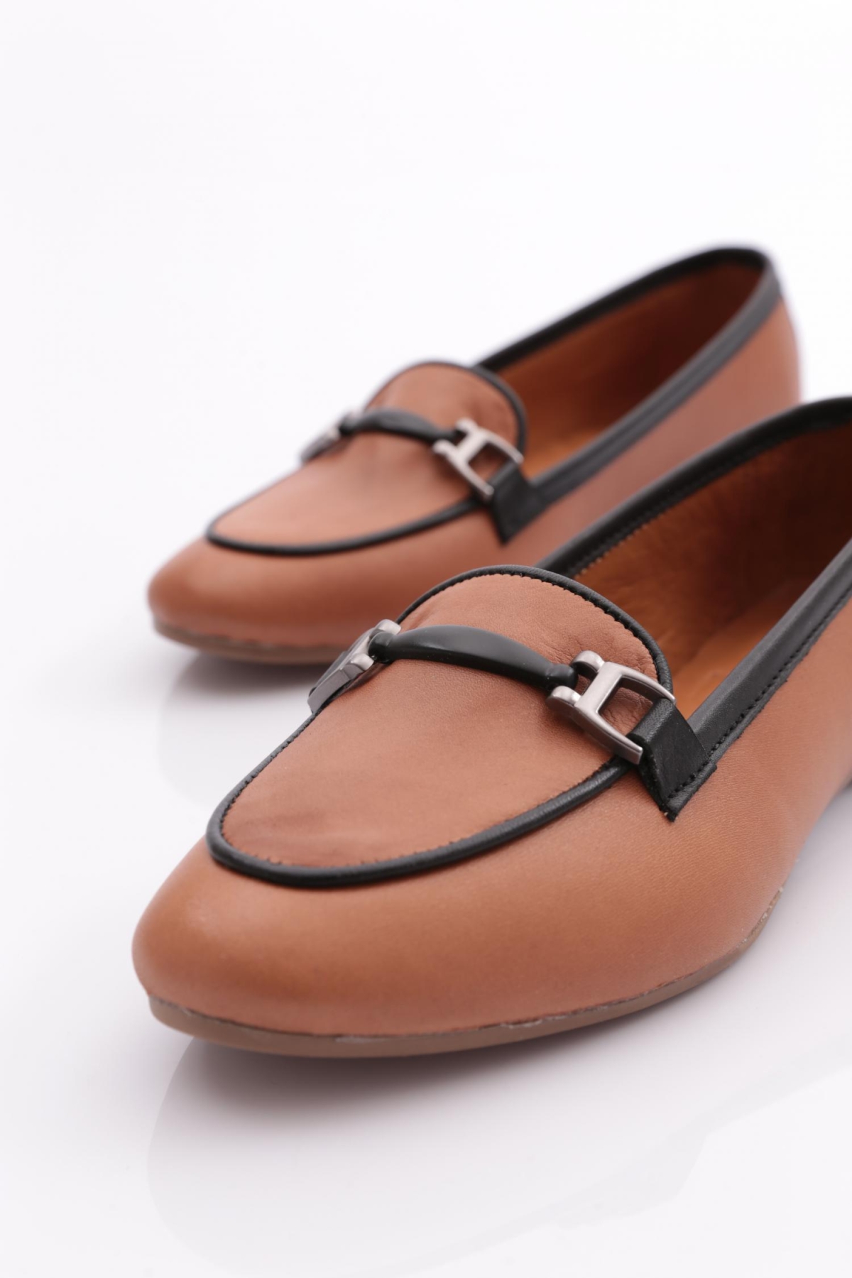 102-1 Kadin Demir Aksesuarli Babet - Görsel 5