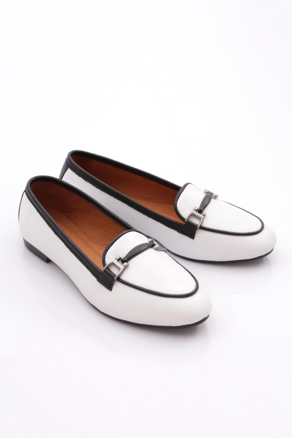 102-1 Kadin Demir Aksesuarli Babet - Görsel 3