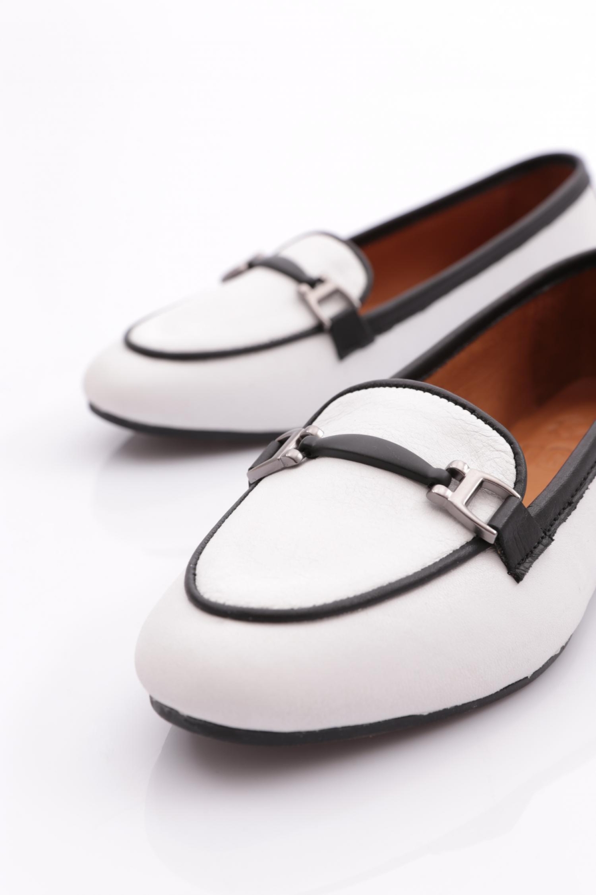 102-1 Kadin Demir Aksesuarli Babet - Görsel 5