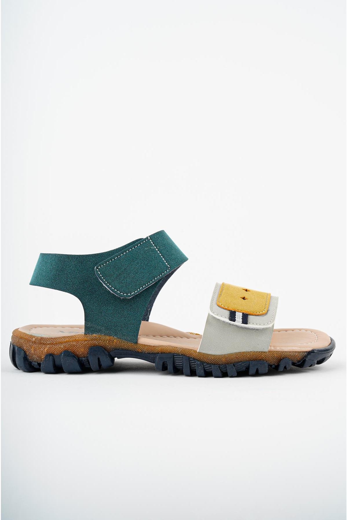 MİCKEY Garantili Günlük Ortopedik Hafif Taban Tek Bant Cırtlı Unisex Çocuk Sandalet - Görsel 2