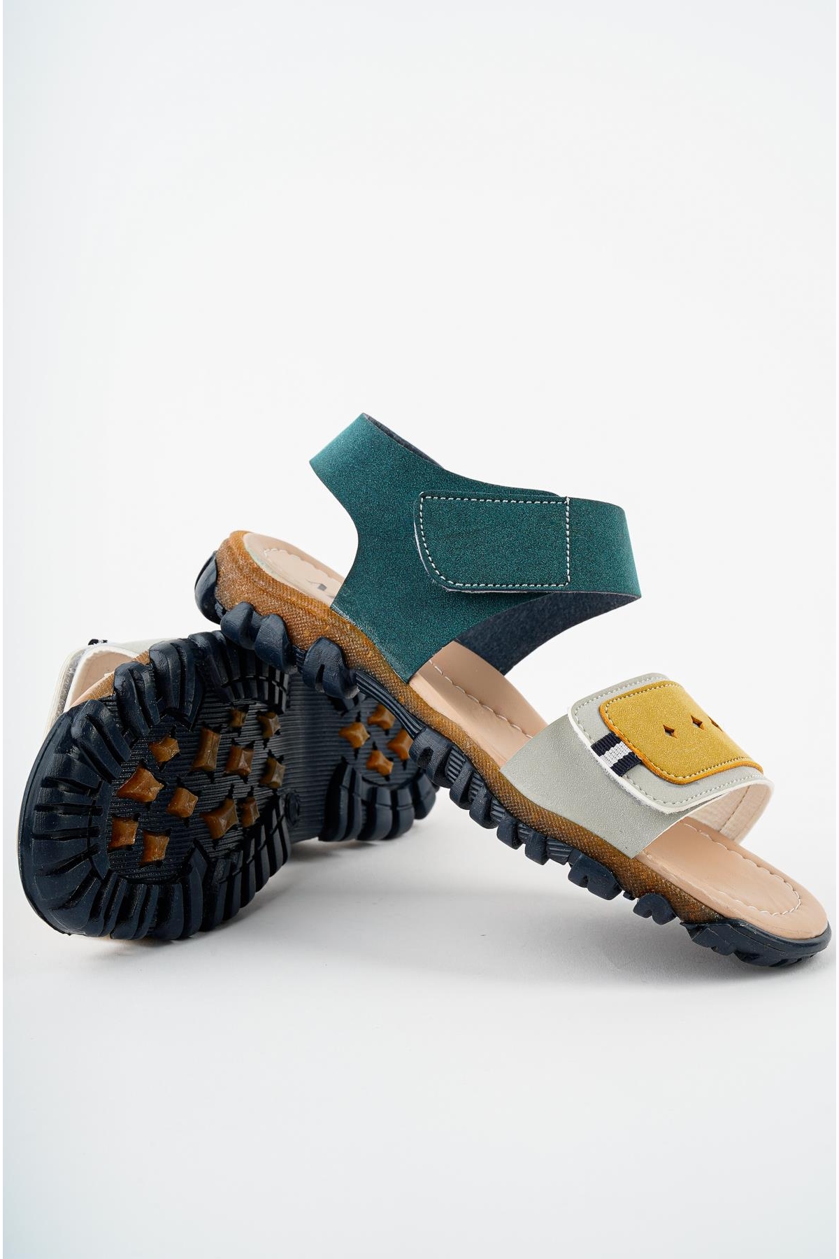 MİCKEY Garantili Günlük Ortopedik Hafif Taban Tek Bant Cırtlı Unisex Çocuk Sandalet - Görsel 4