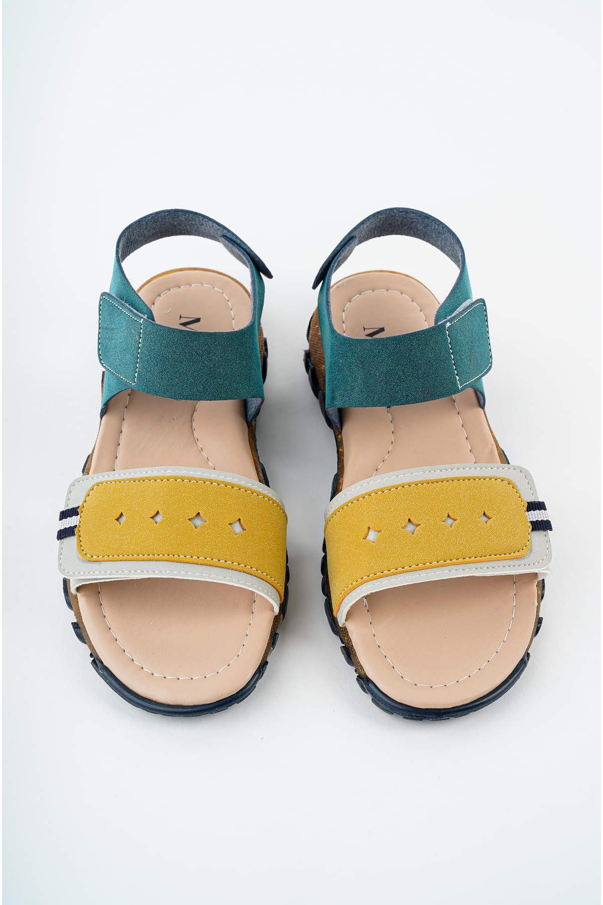 MİCKEY Garantili Günlük Ortopedik Hafif Taban Tek Bant Cırtlı Unisex Çocuk Sandalet - Görsel 6