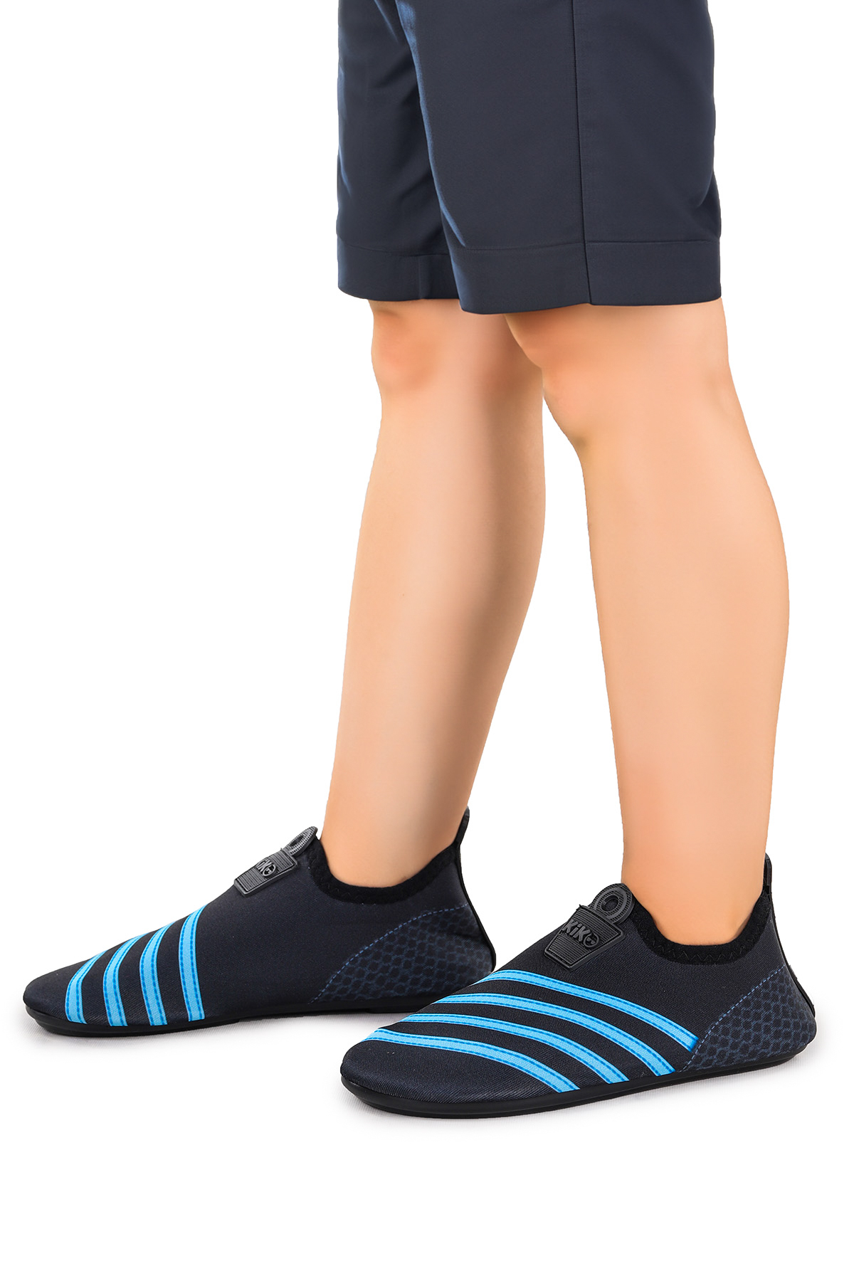 Enigma Havuz Plaj Erkek Çocuk Deniz Ayakkabısı Siyah - Mavi - Görsel 4