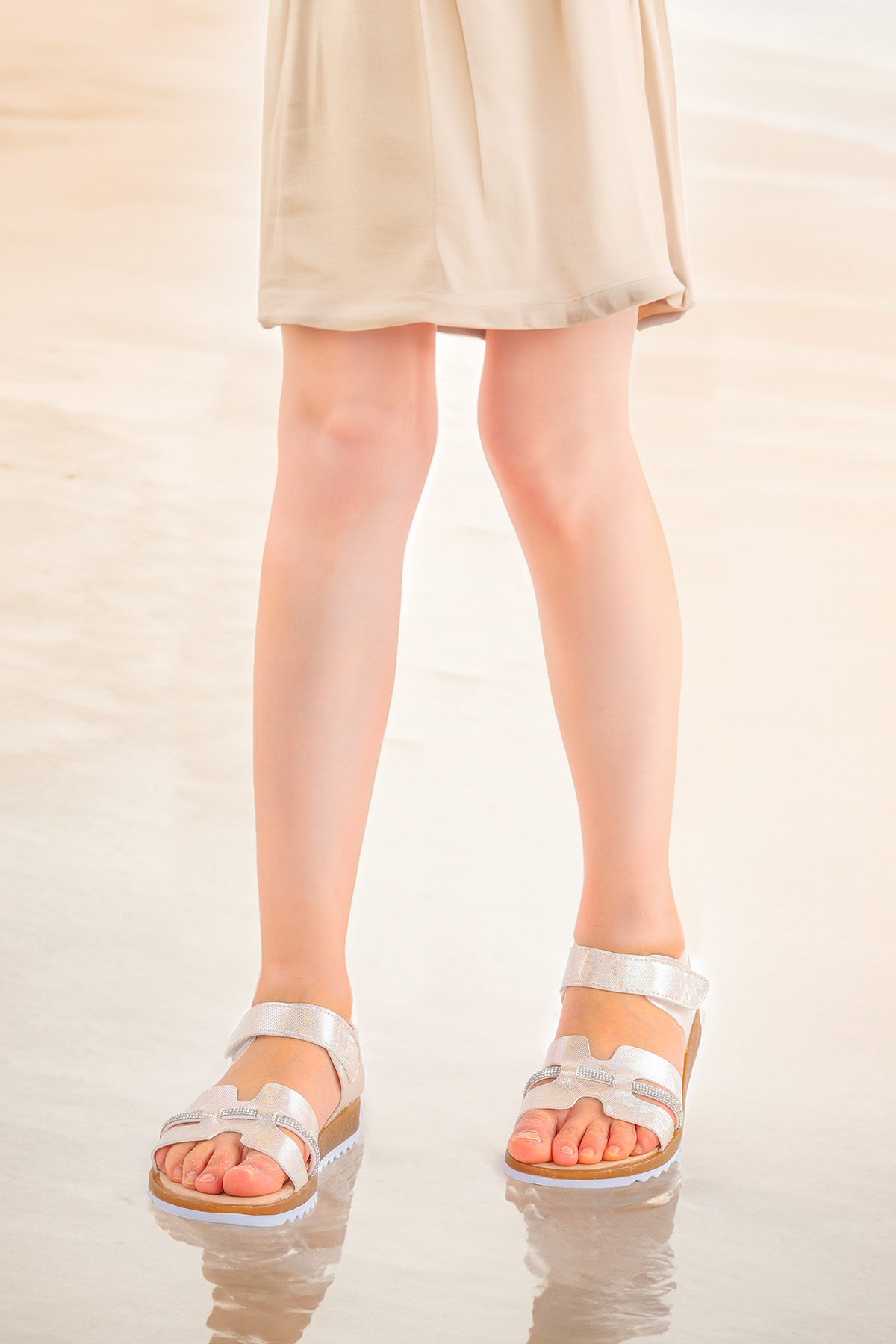 Kız Çocuk Sandalet Arz 2345 Sedef - Görsel 3