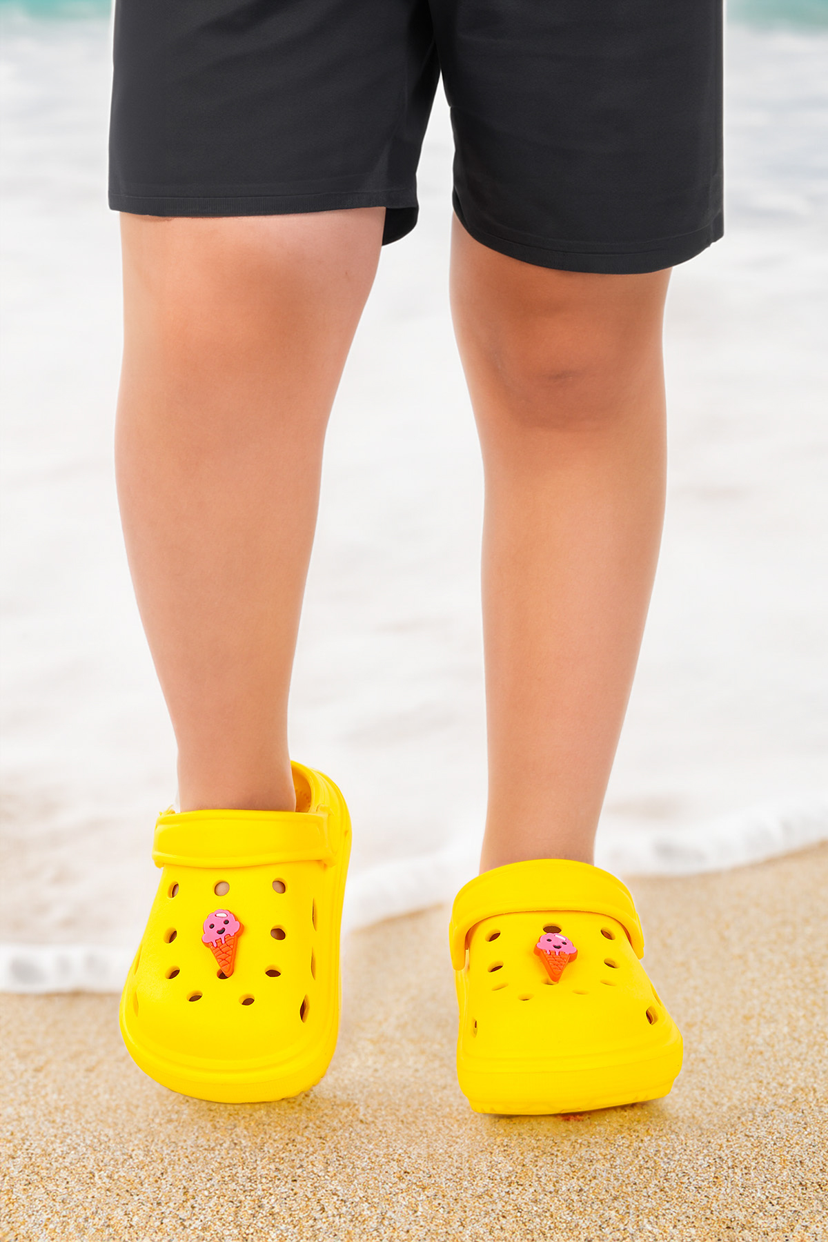 Bester Eva Plaj Havuz Okul Kreş Erkek Çocuk Terlik Sarı - Görsel 4