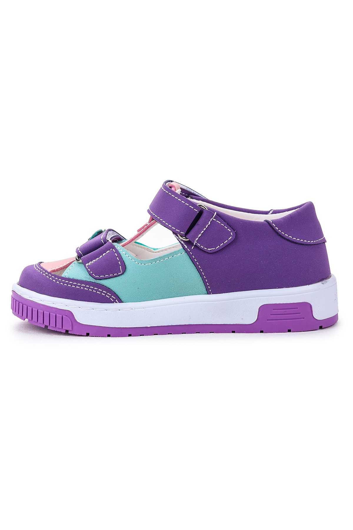 Kız Çocuk Günlük Ayakkabı Arz 2327 Lila - Somon - Görsel 5
