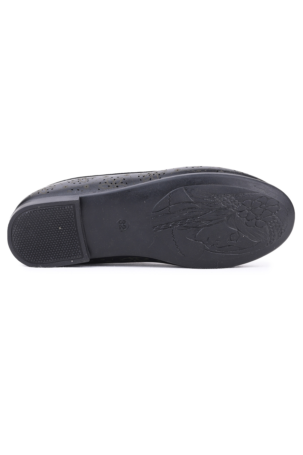 Cilt Lastikli Kız Çocuk Babet Ayakkabı Arç 07 Siyah - Görsel 8