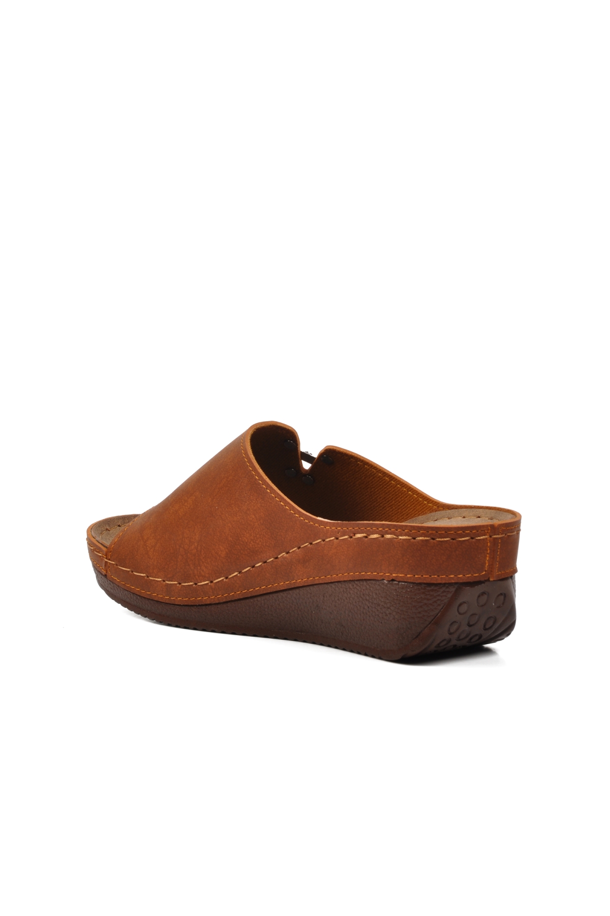 38-973 Taba Kadın Dolgu Topuk Terlik - Görsel 5