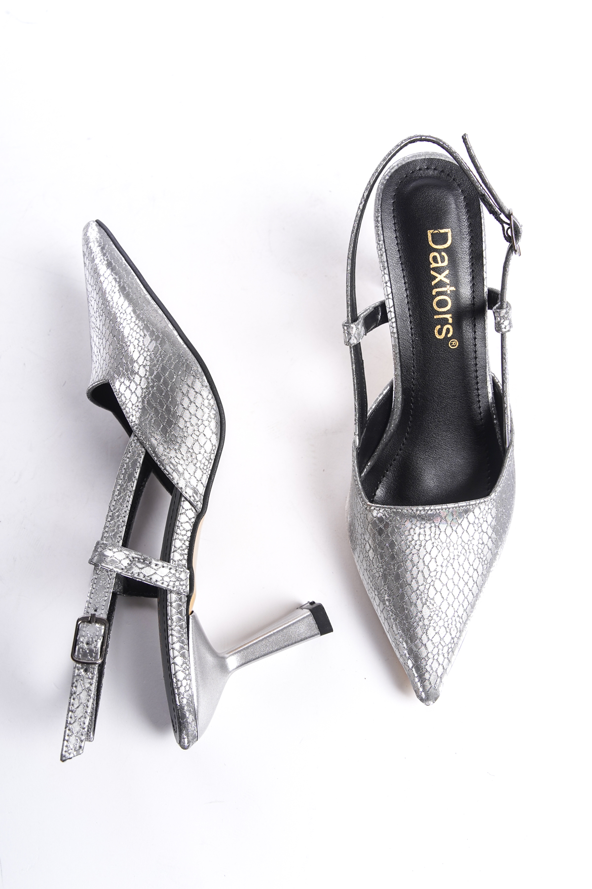 Garantili D438 Günlük Kadın Klasik Topuklu Ayakkabı - Görsel 5