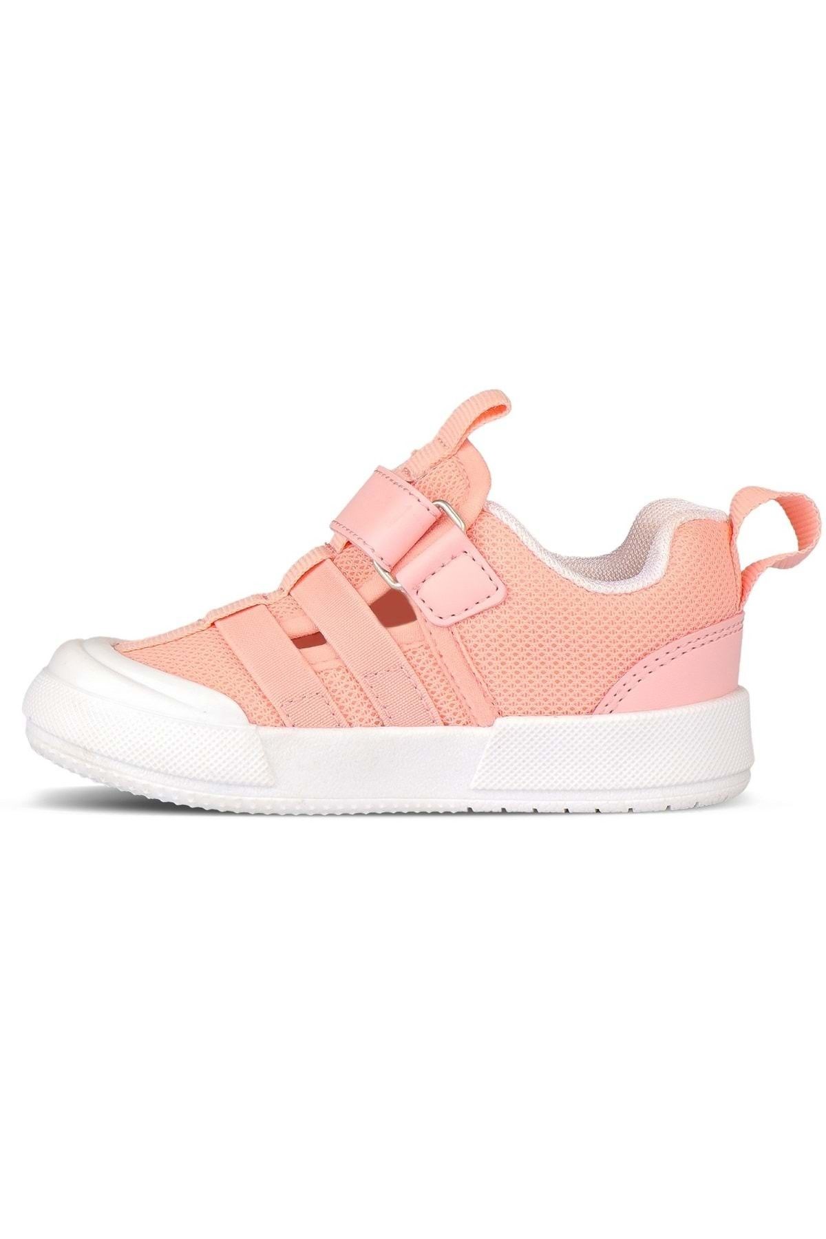 Vicco Vicco Pembe Momo Işıklı Ortopedik Çocuk Ayakkabı Pudra Sneaker | Flo Pembe - 5. görsel