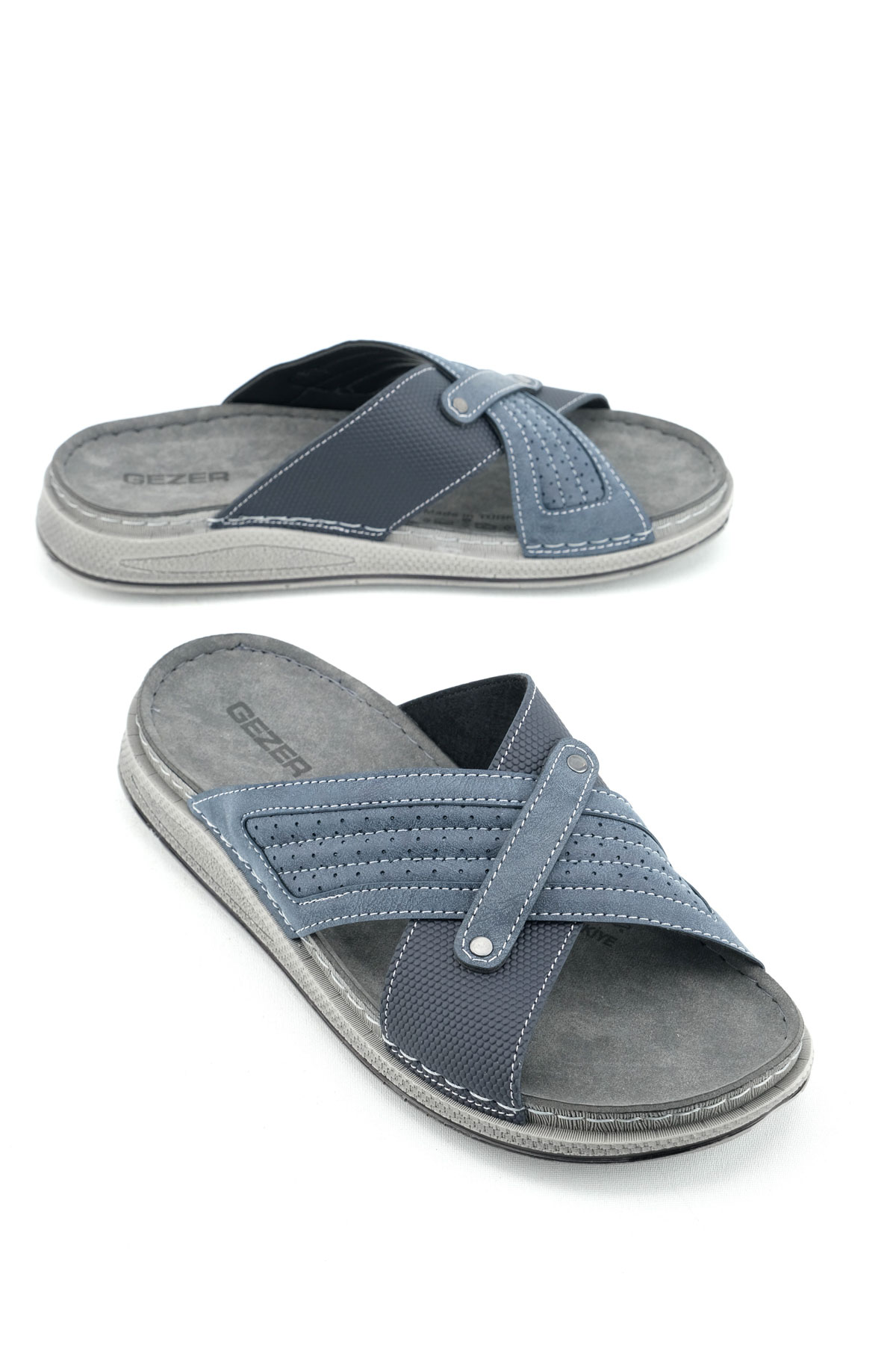 Yazlık Erkek Tasarım Rahat Taban Günlük Terlik - Görsel 2