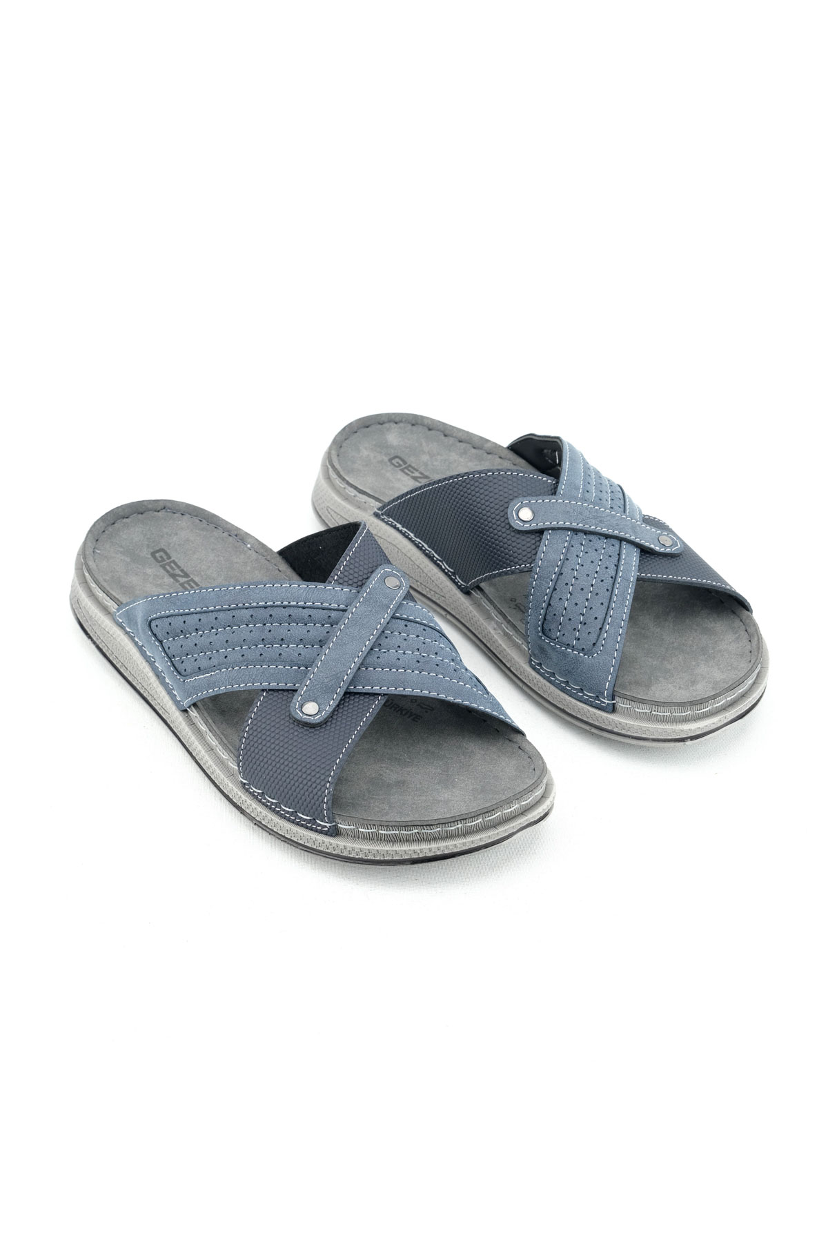 Yazlık Erkek Tasarım Rahat Taban Günlük Terlik - Görsel 4