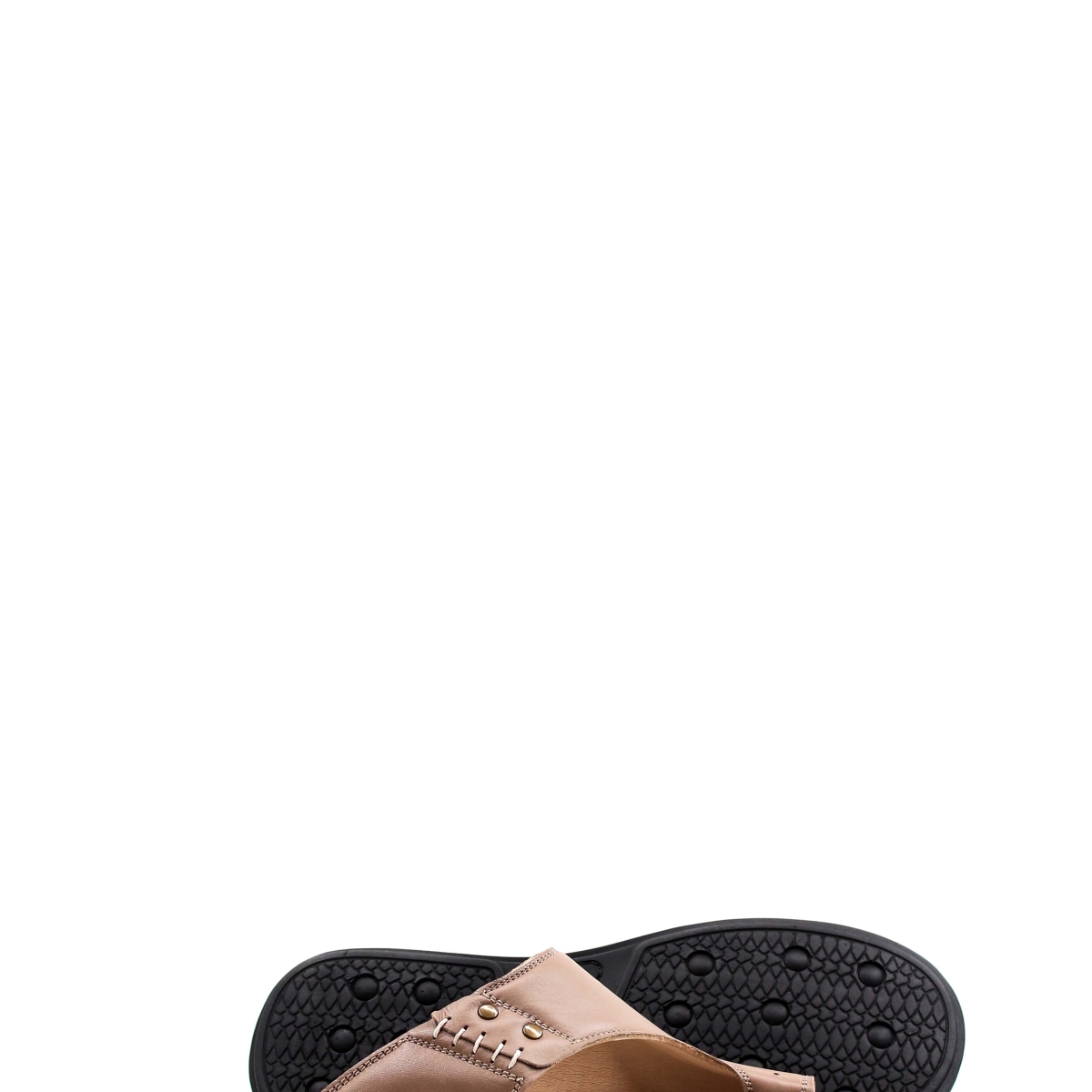 Hakiki Deri Erkek Düz Terlik 128MA119 - Görsel 3