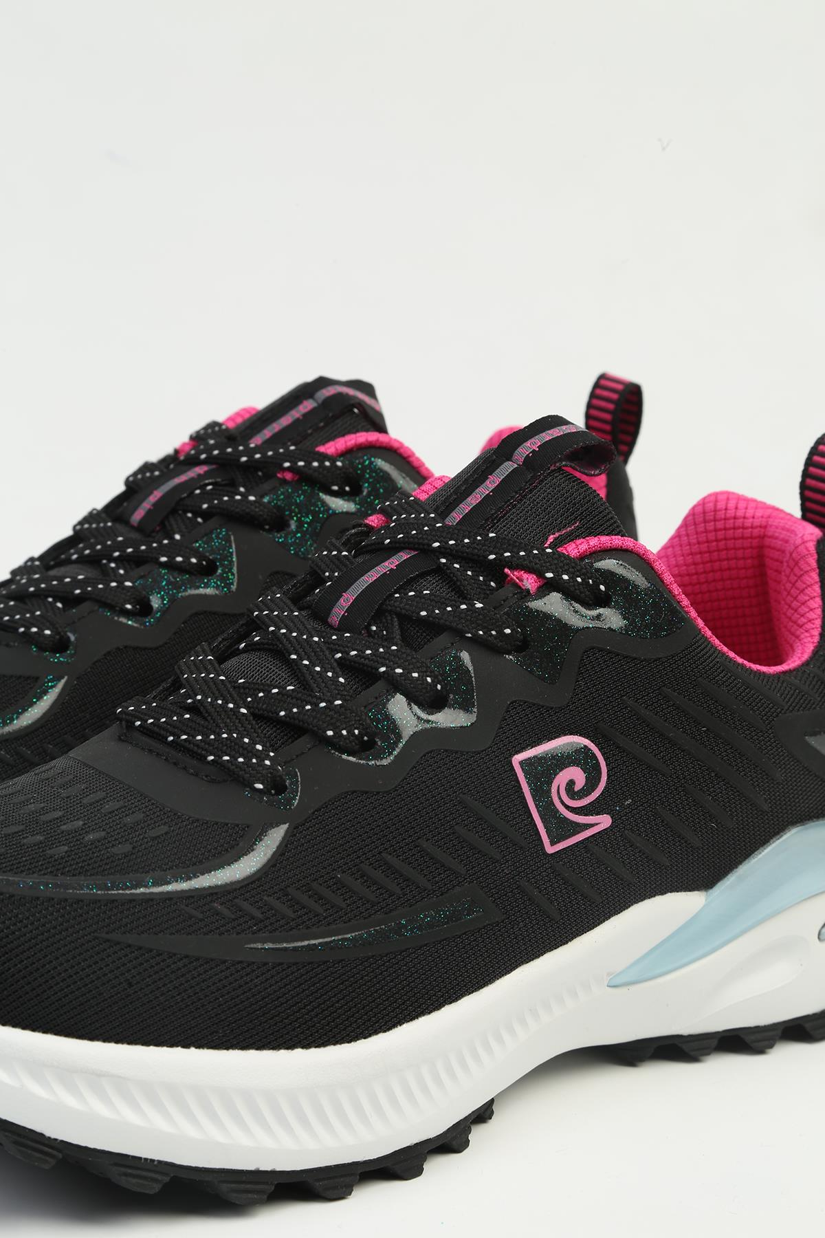 ® Kadın Siyah Beyaz Spor Ayakkabı PCI-10057 - Görsel 5